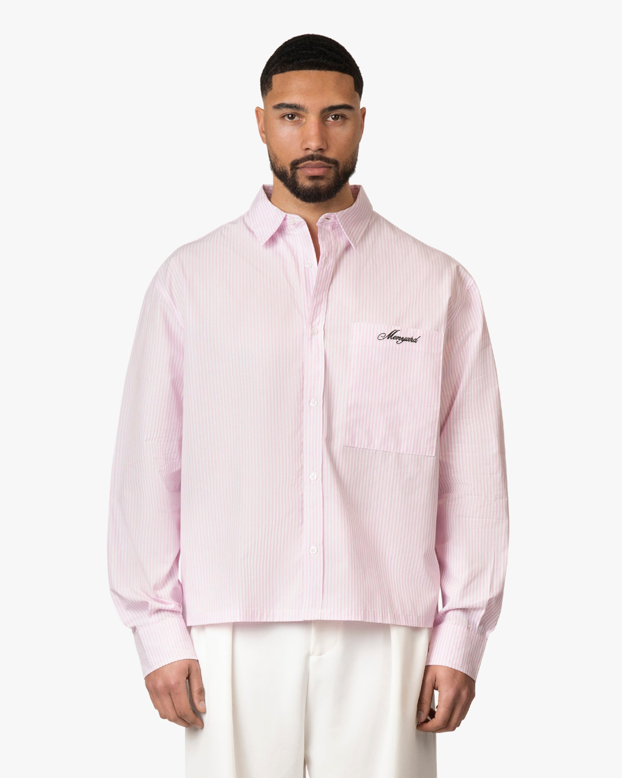 Benito Shirt | Pink/White
