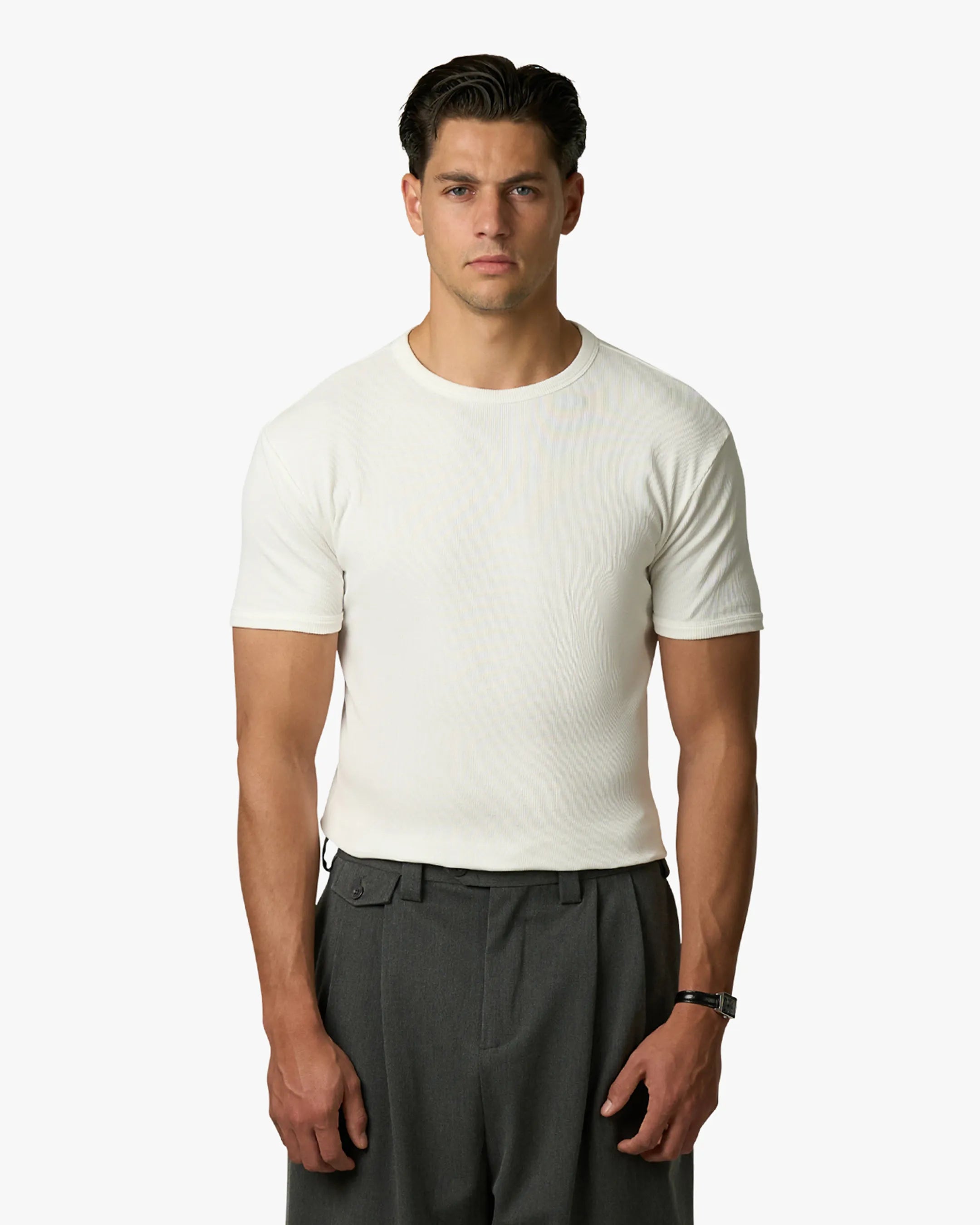 T-shirt côtelé