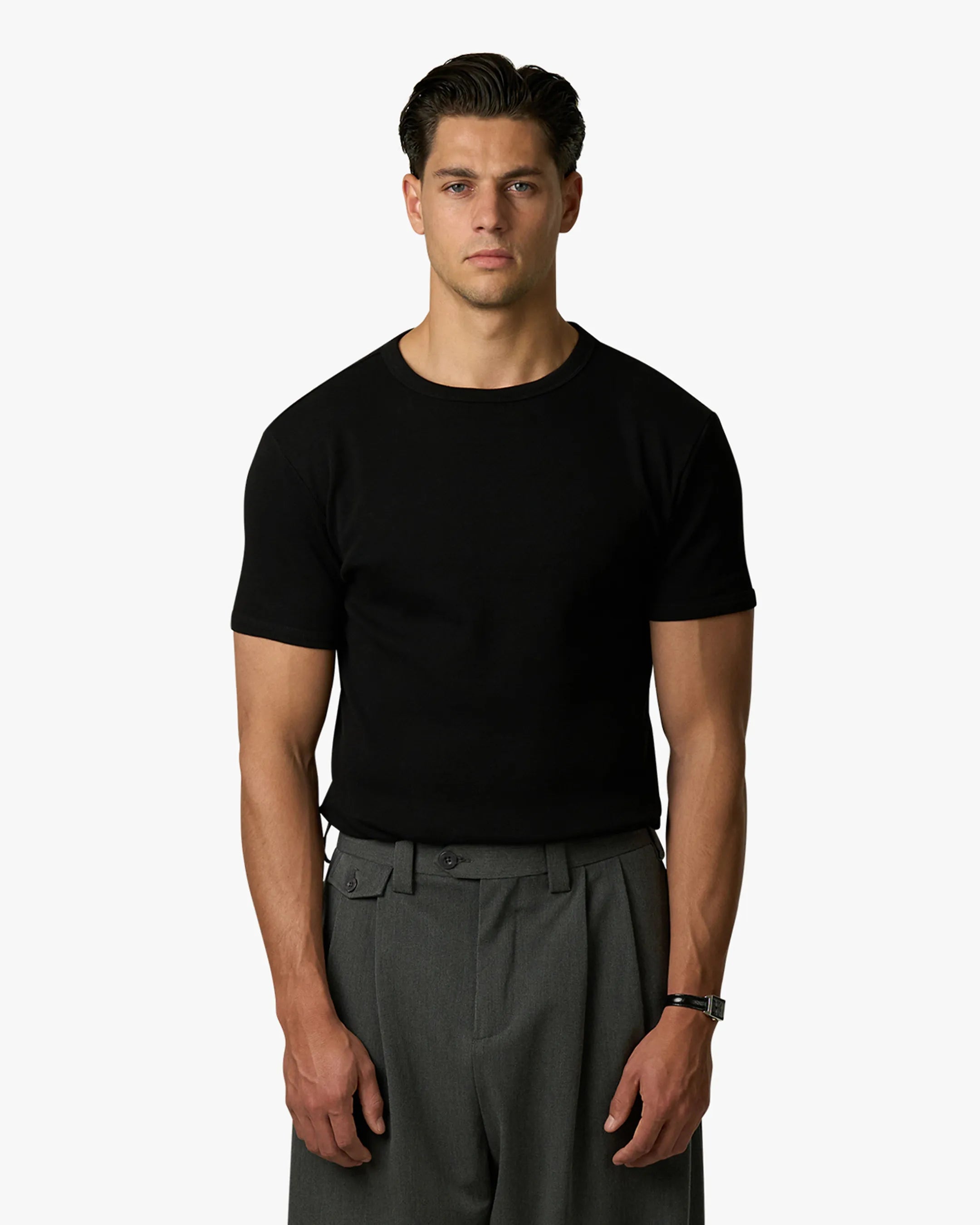 T-shirt côtelé