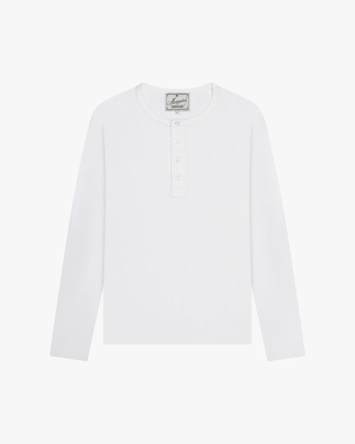 Henley Longsleeve | White