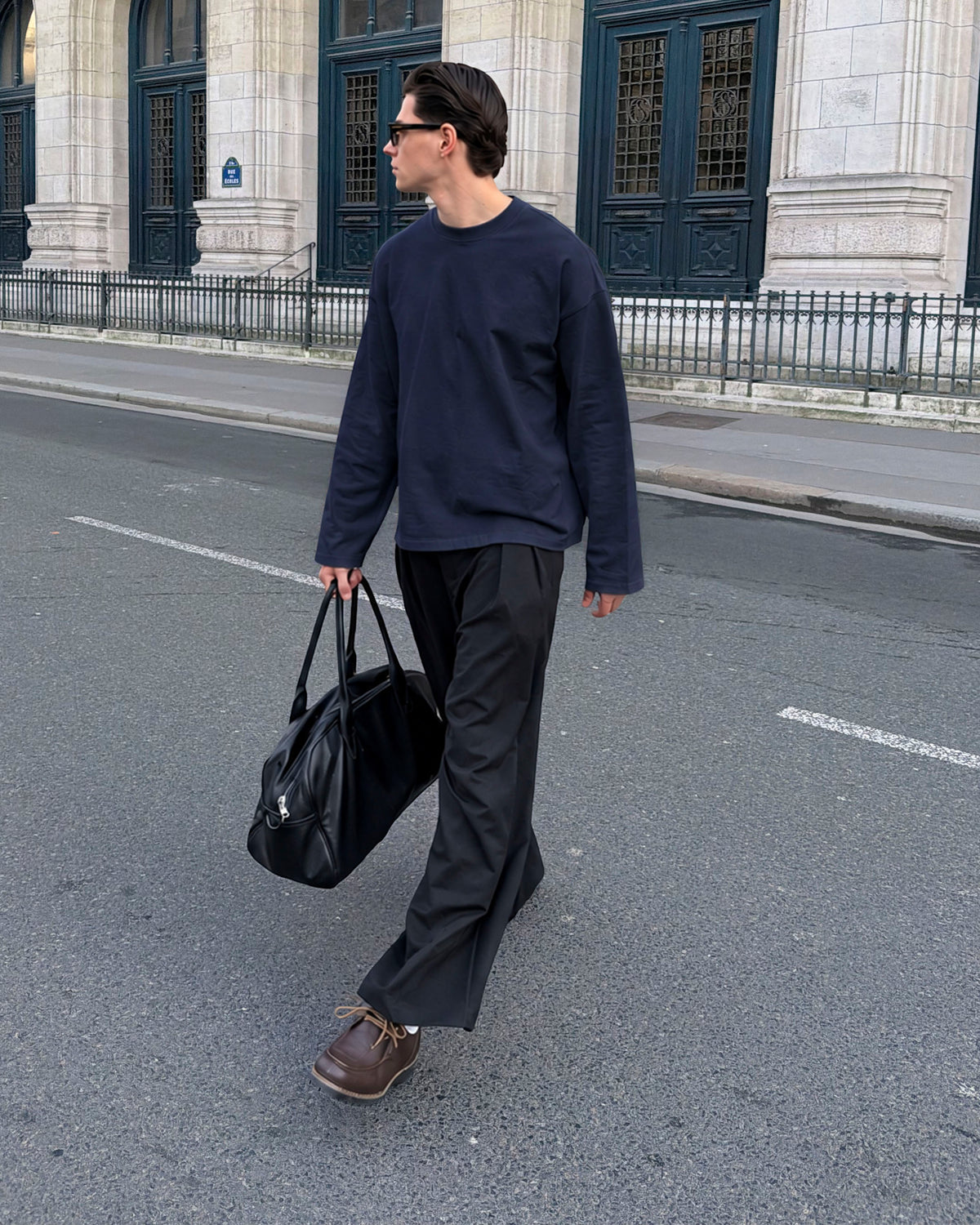 Le t-shirt boxy manches longues