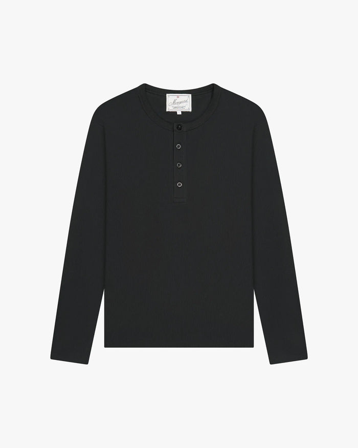 Le t-shirt Henley manches longues