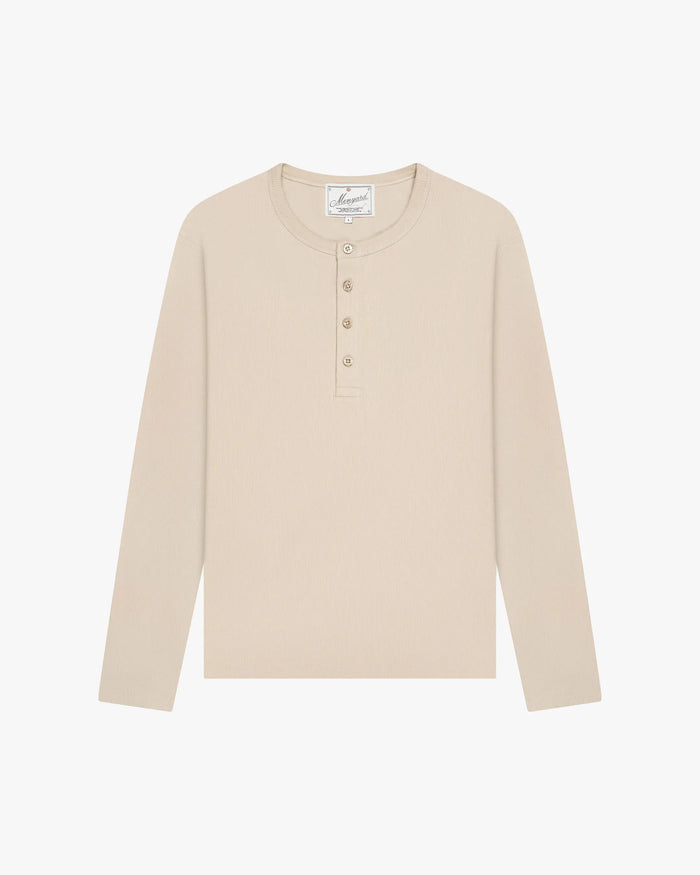 Le t-shirt Henley manches longues