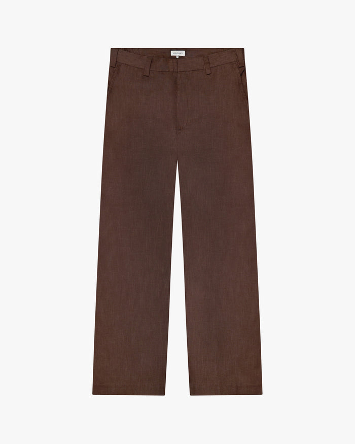 Cannes Linen Pantalon | Brown
