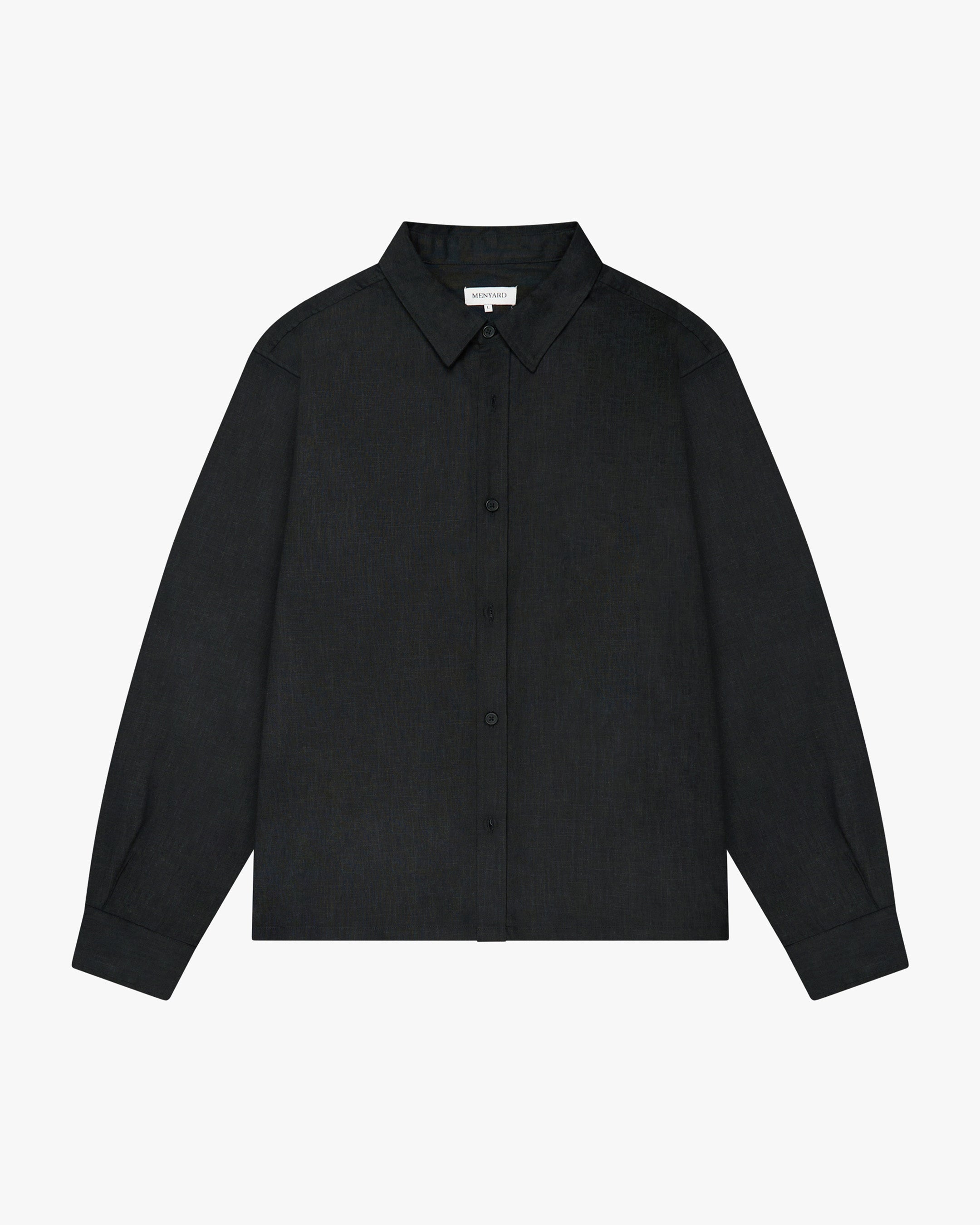 Cannes Linen Shirt | Black