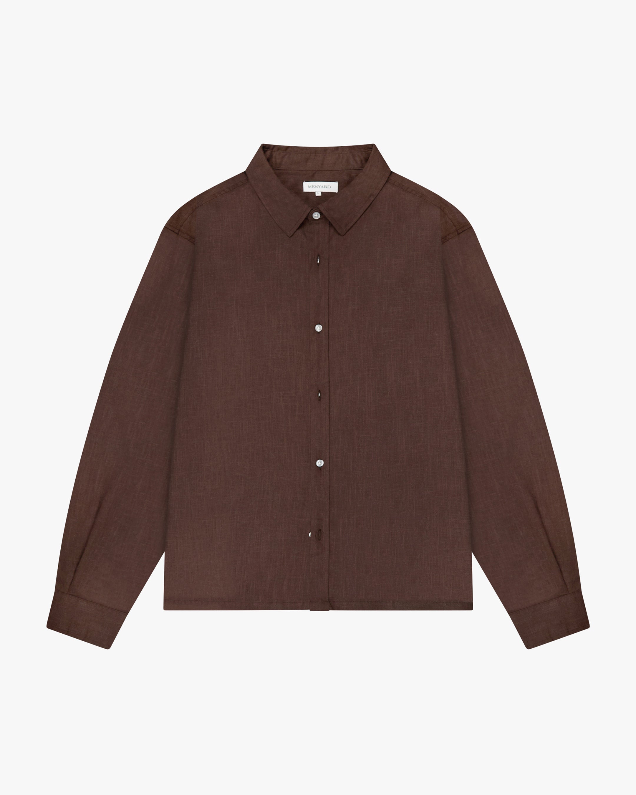 Cannes Linen Shirt | Brown
