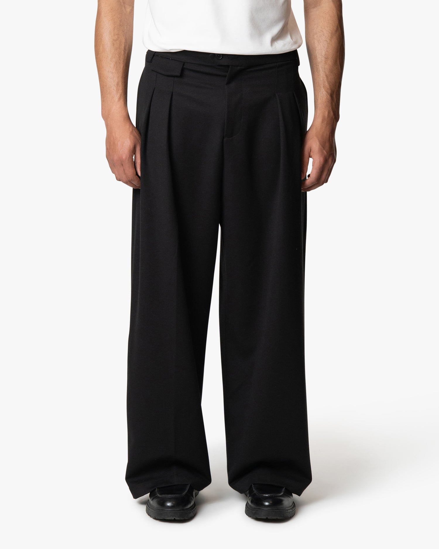Pantalon plissé ample Ambra