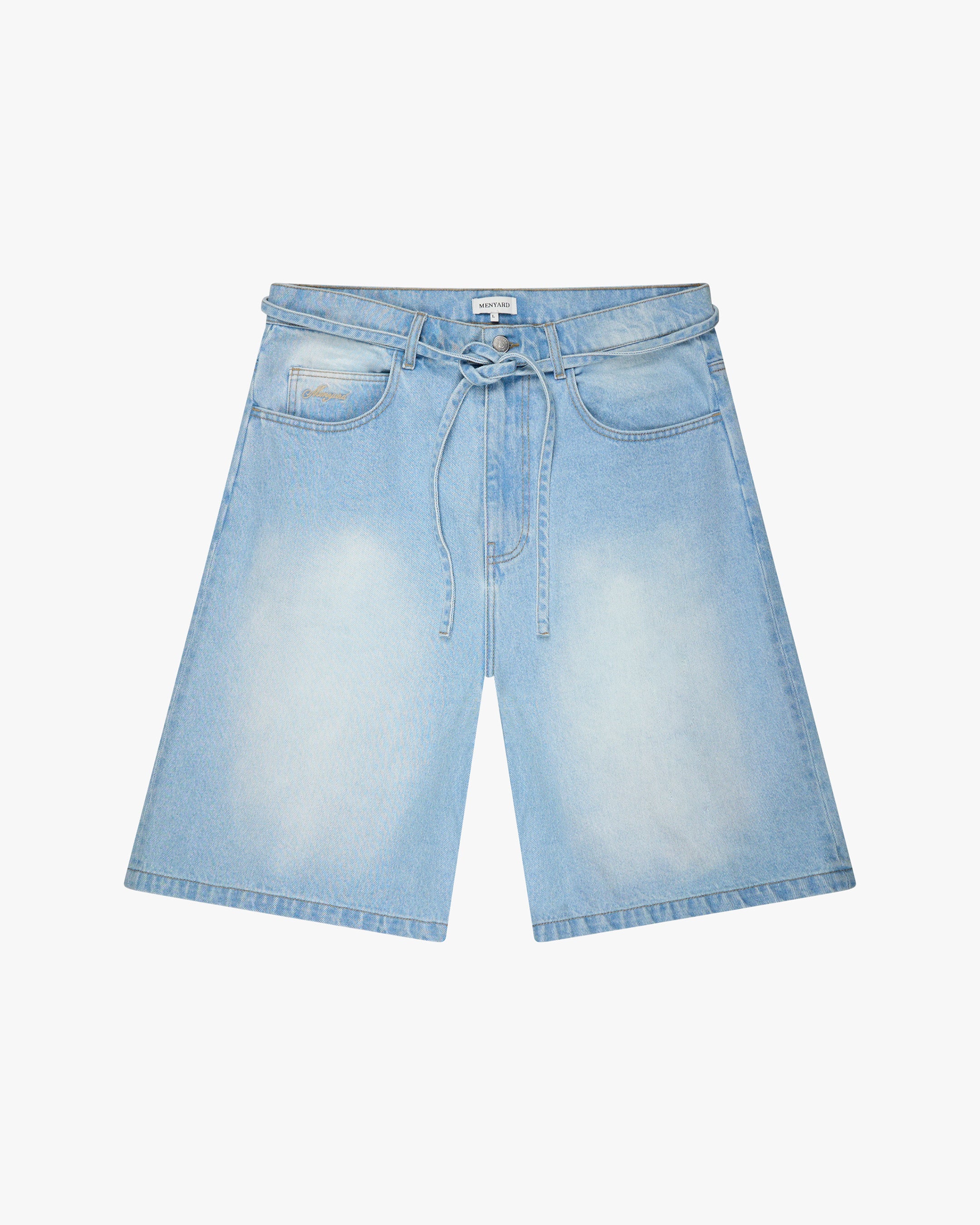 Menton Denim Jort | Sunfade Blue