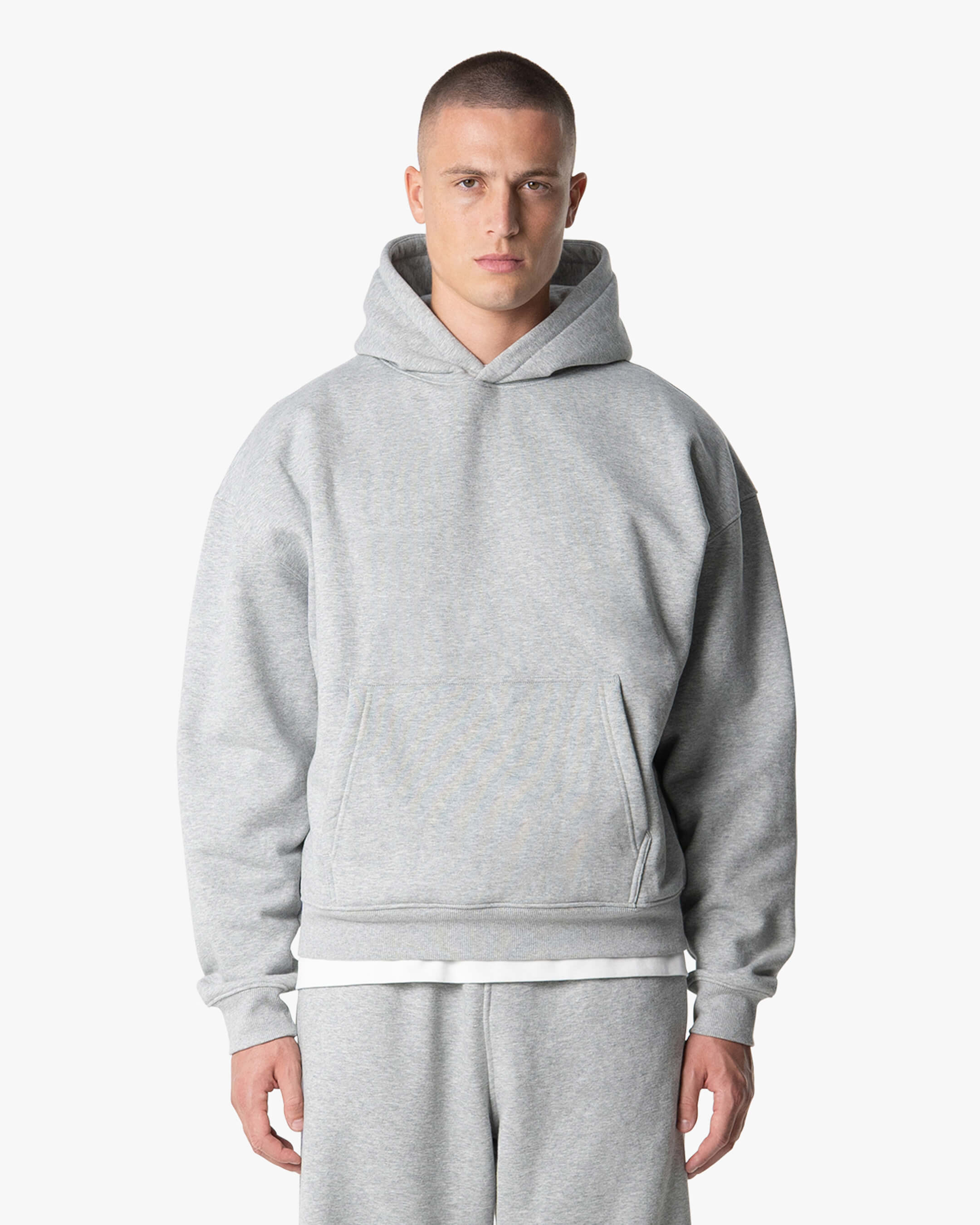 Sweat à capuche ample Blank