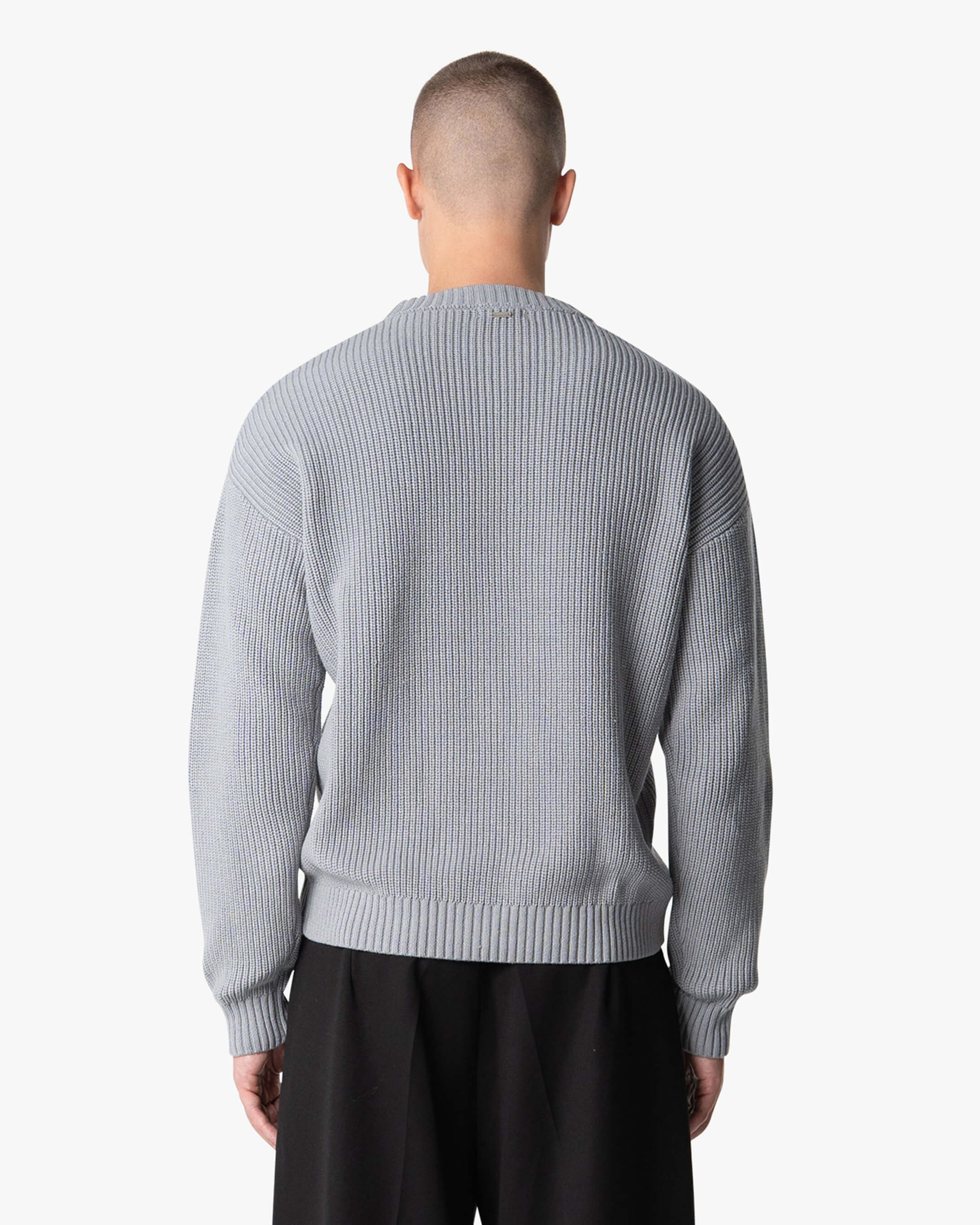 Pull en coton tricoté Naval