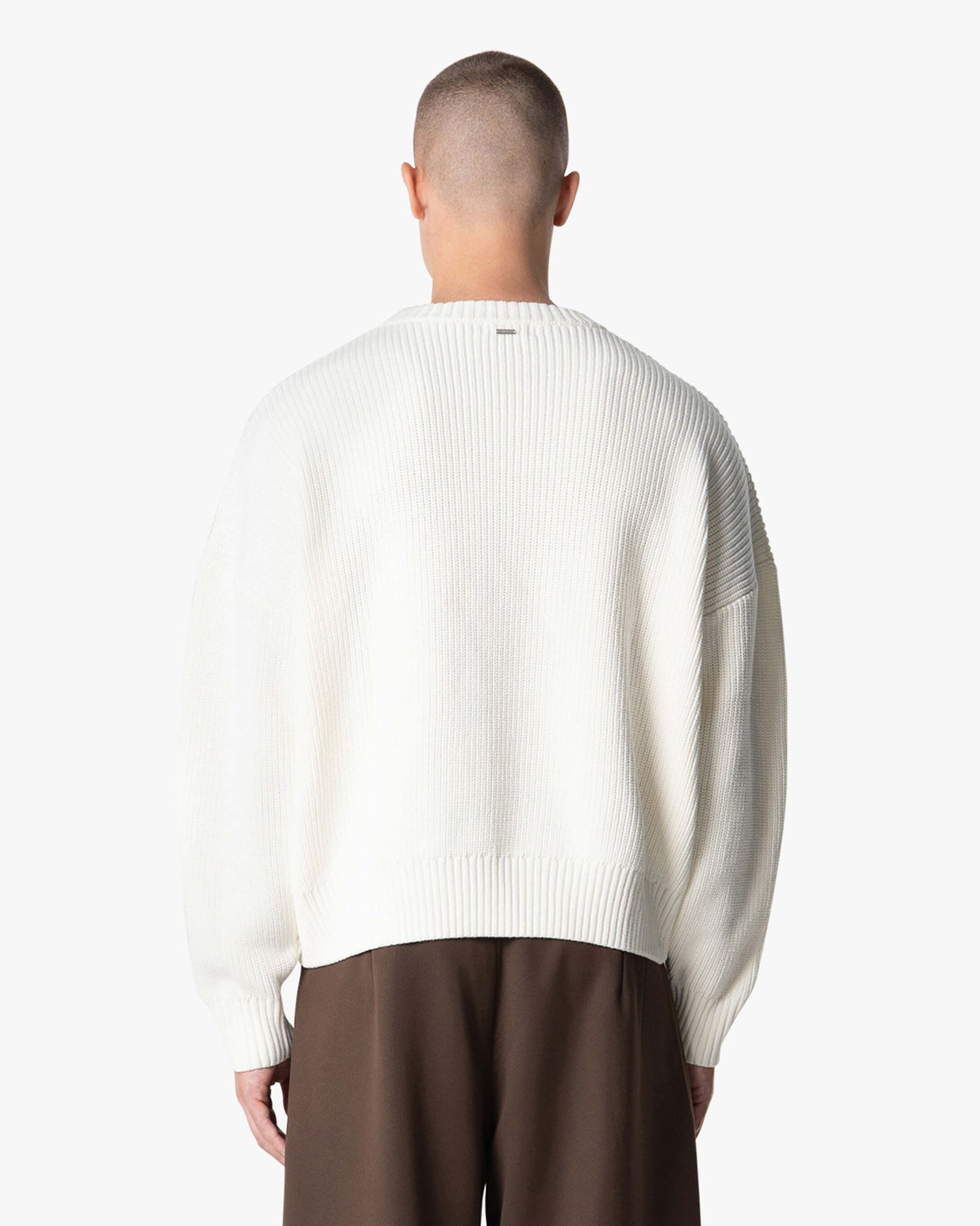 Pull ample carré en coton Emilian