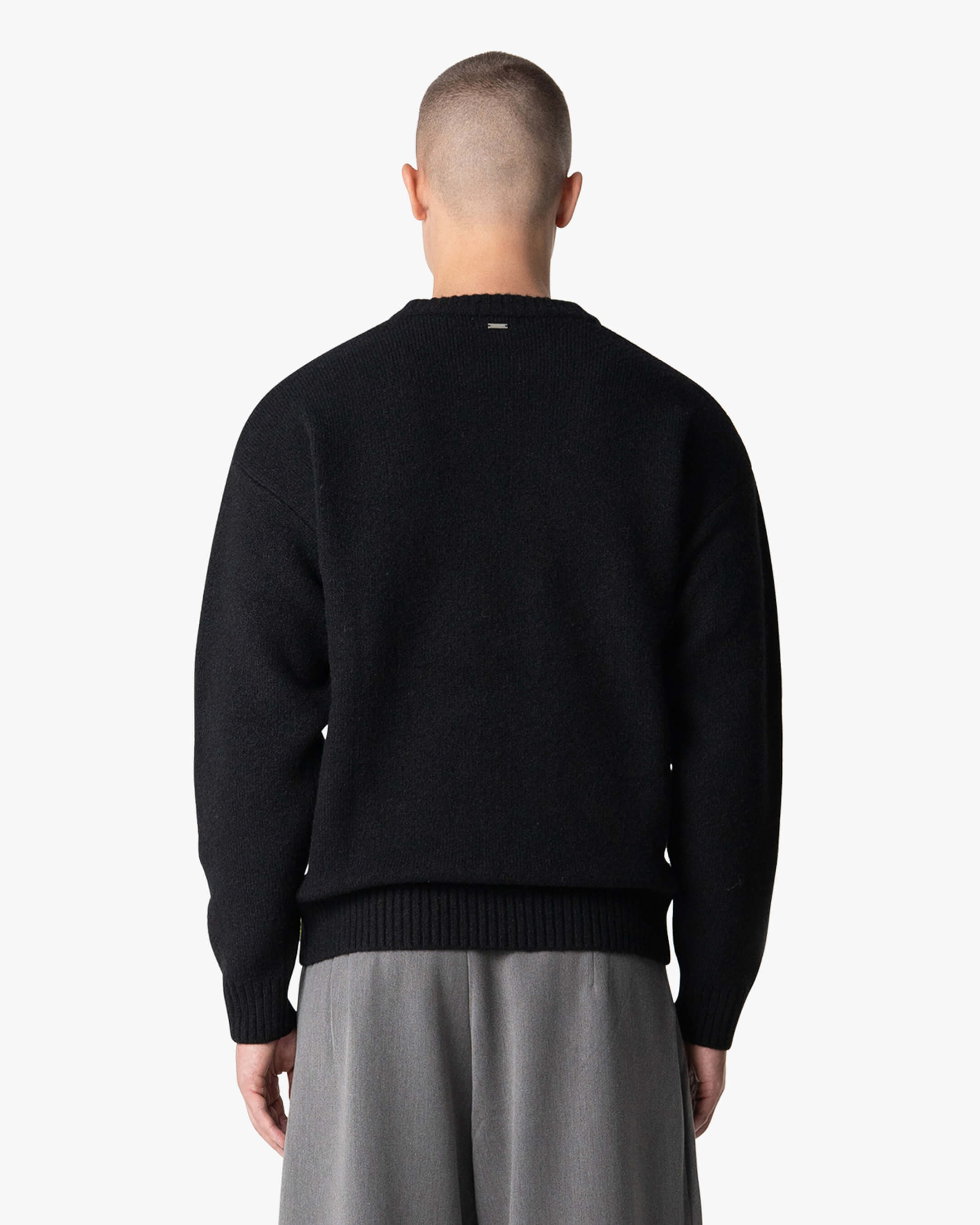 Pull brossé en laine mélangée Brixton 
