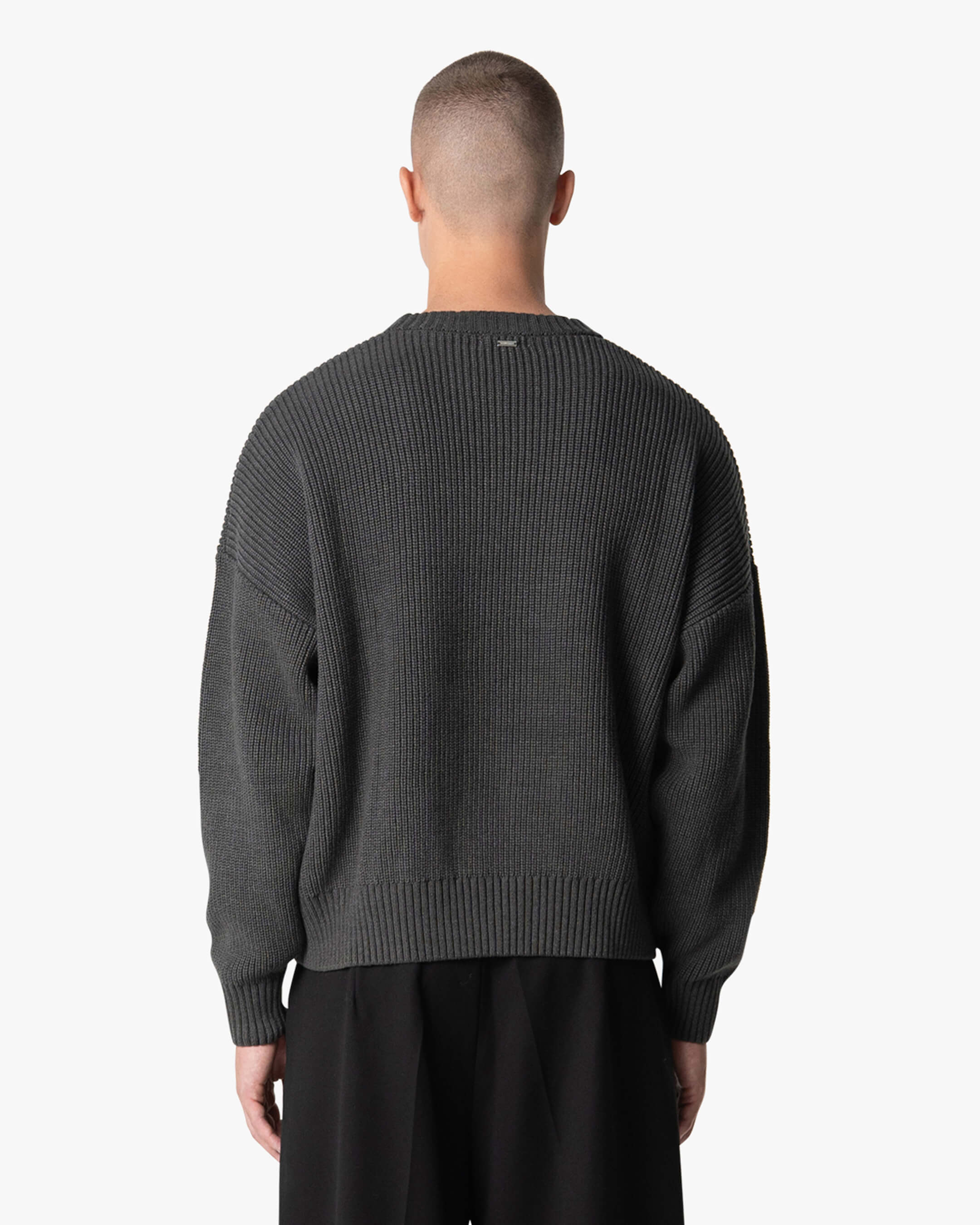 Pull ample carré en coton Emilian