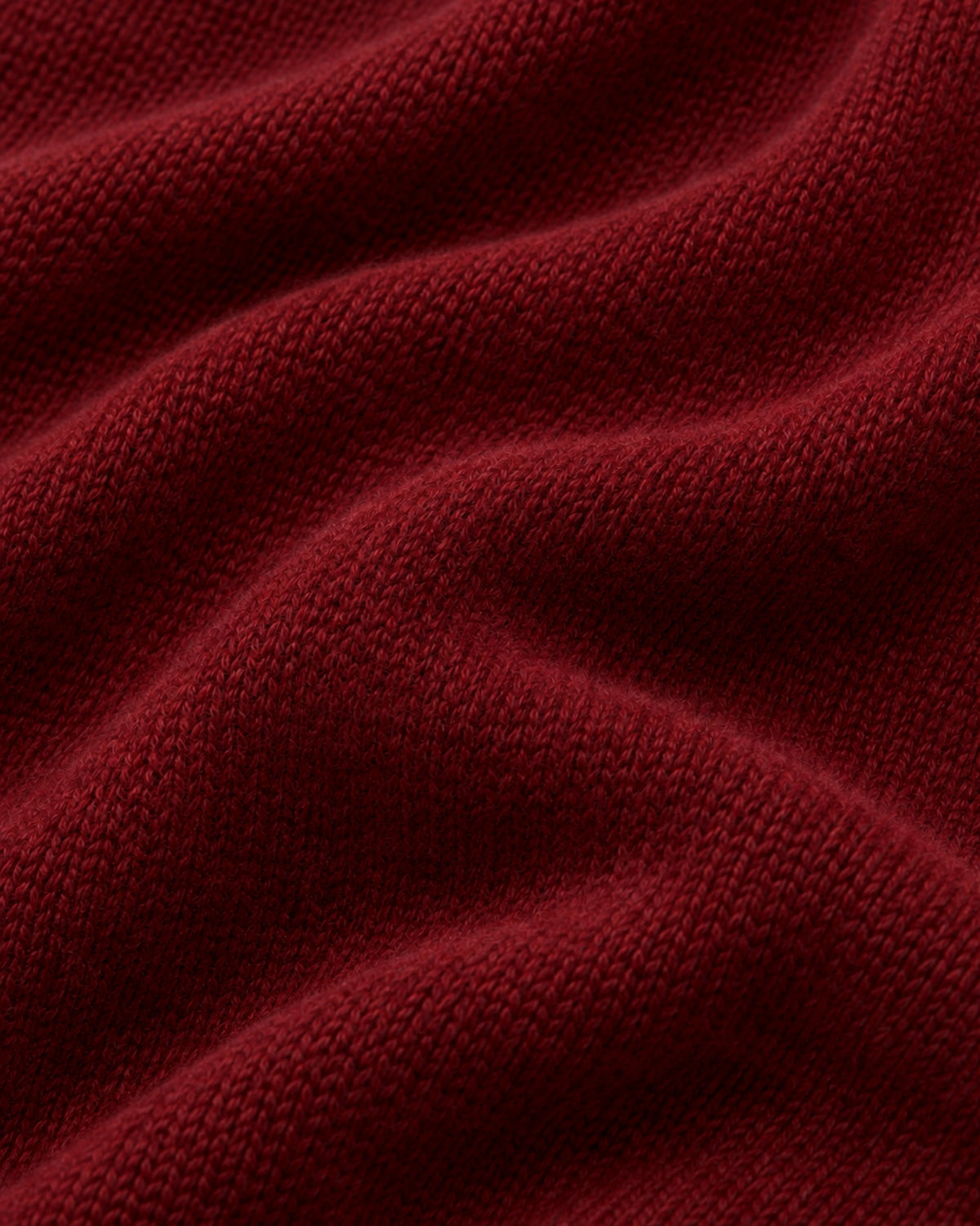 Sontuso Knitted Half-Zip Sweater | Burgundy