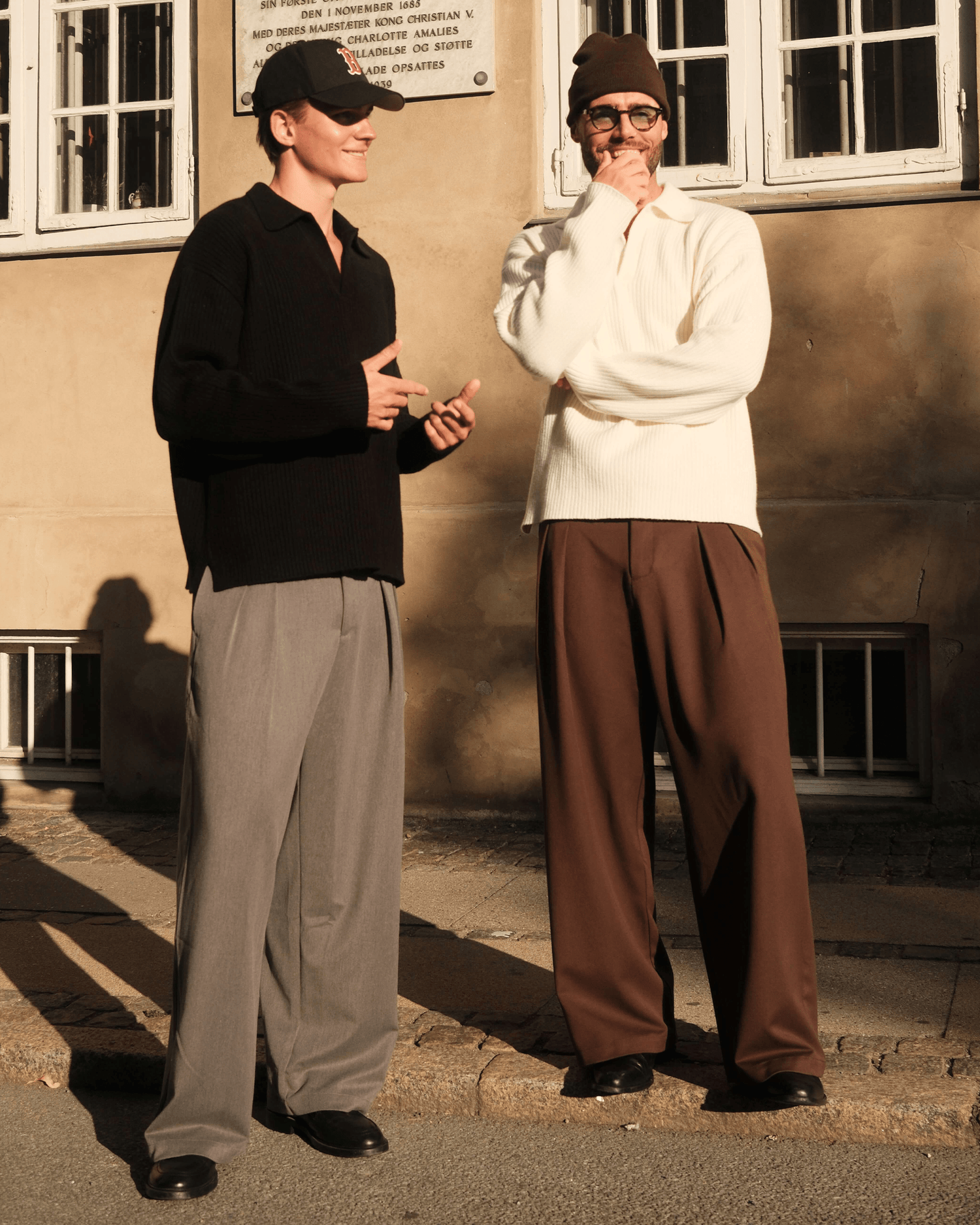 Pantalon ample à plis Ambra