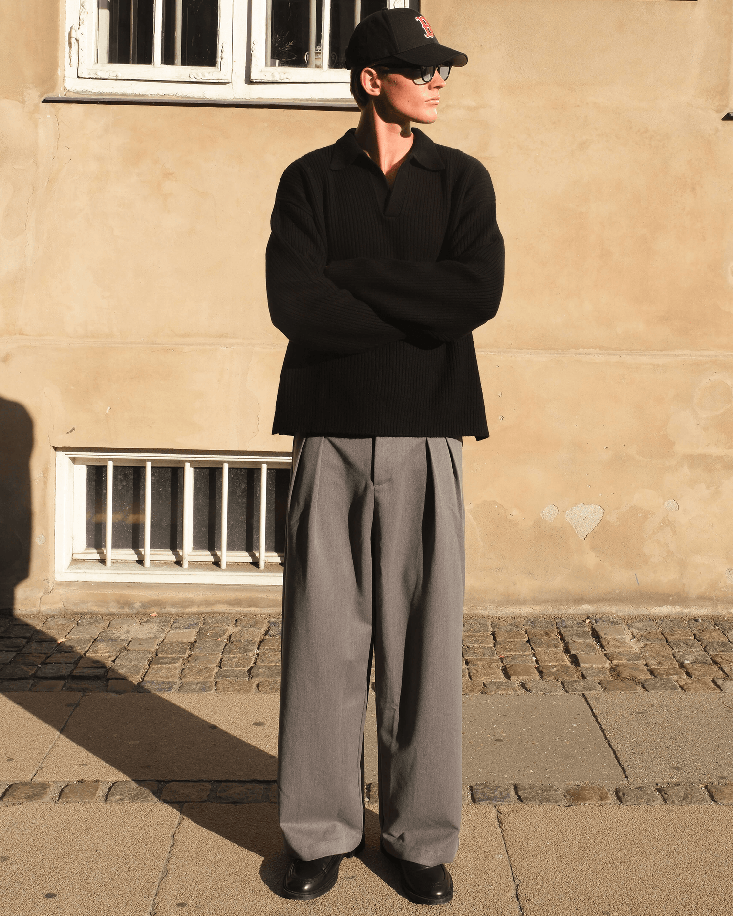 Pantalon ample à plis Ambra