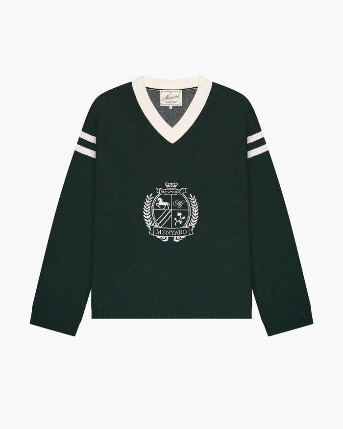 Le pull Badge à col V