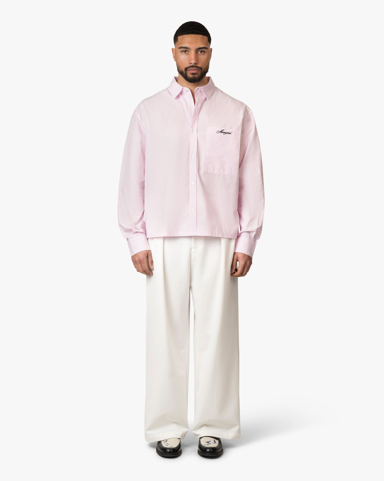 Benito Shirt | Pink/White