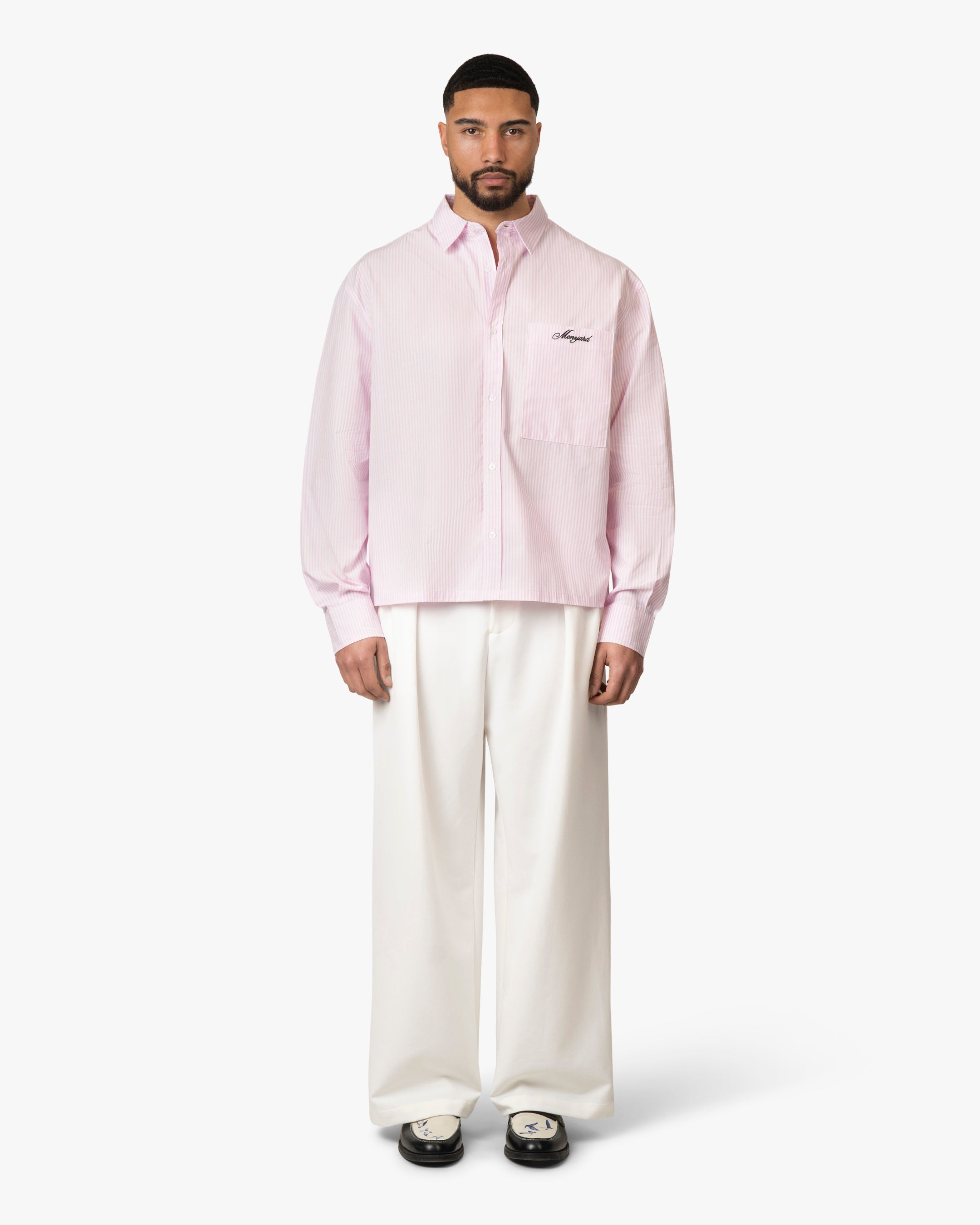 Benito Shirt | Pink/White