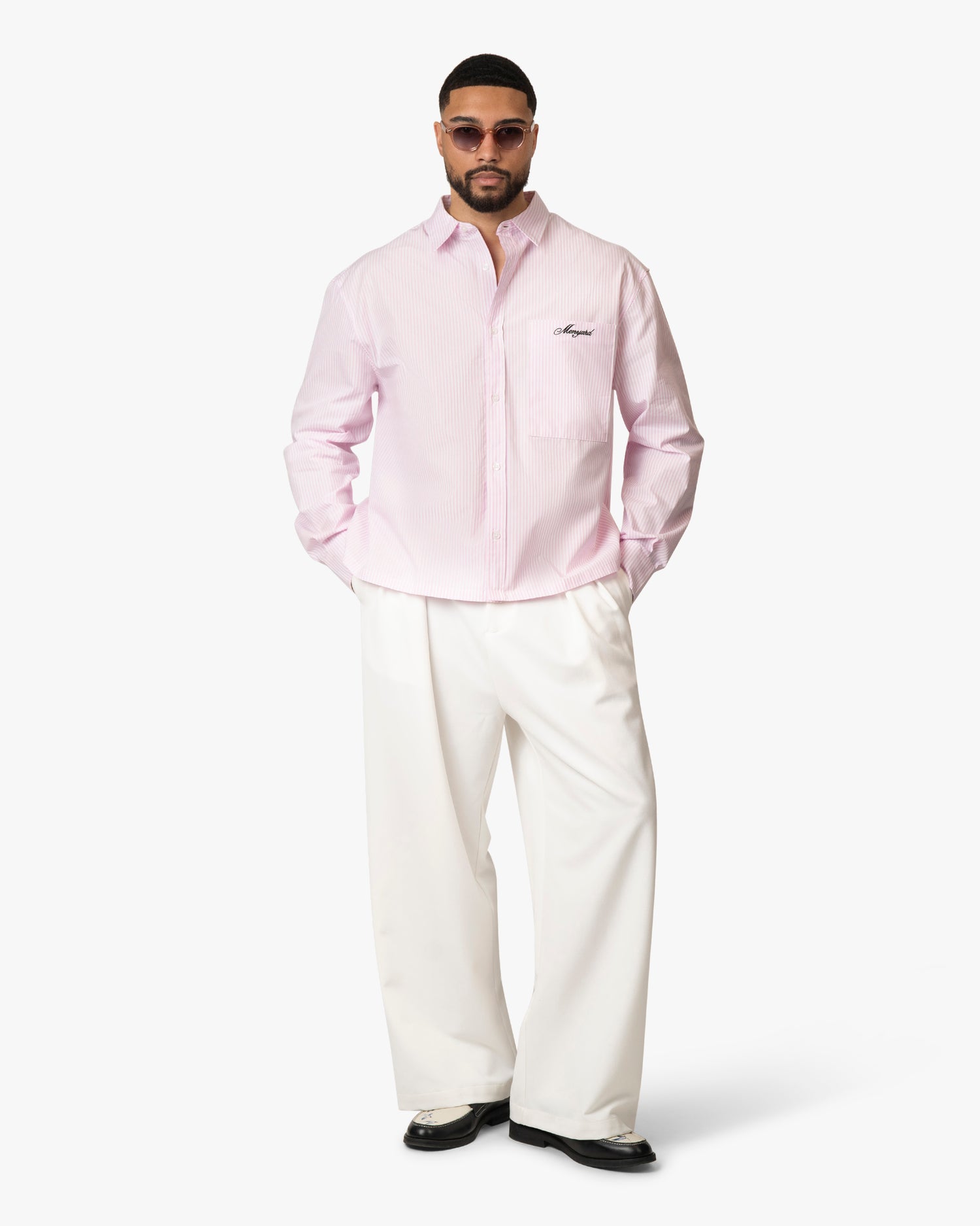 Benito Shirt | Pink/White
