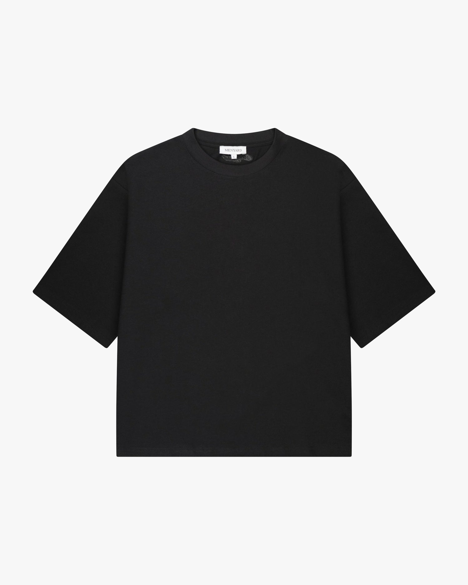 Blank Boxy T-Shirt | Black