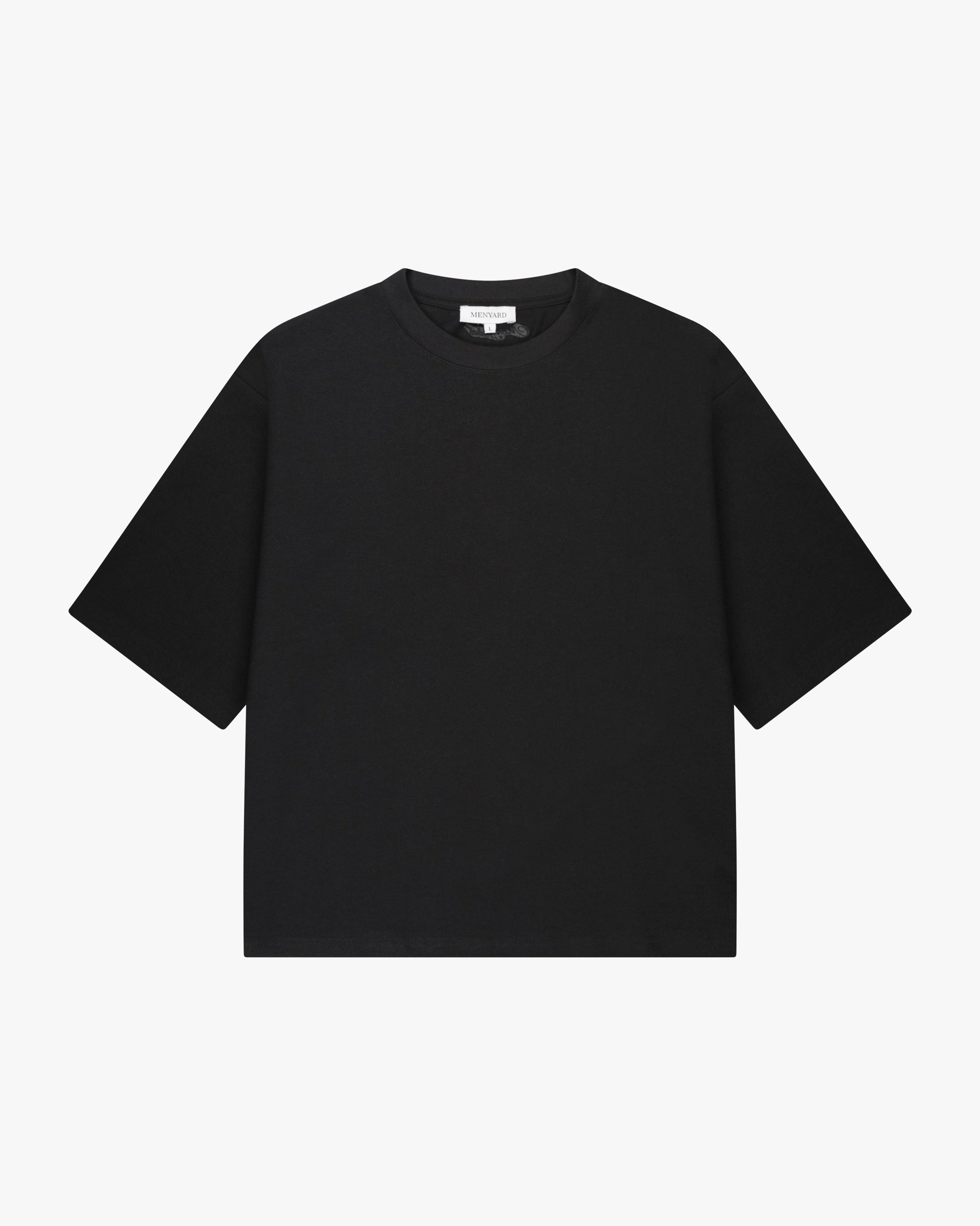 Blank Boxy T-Shirt | Black