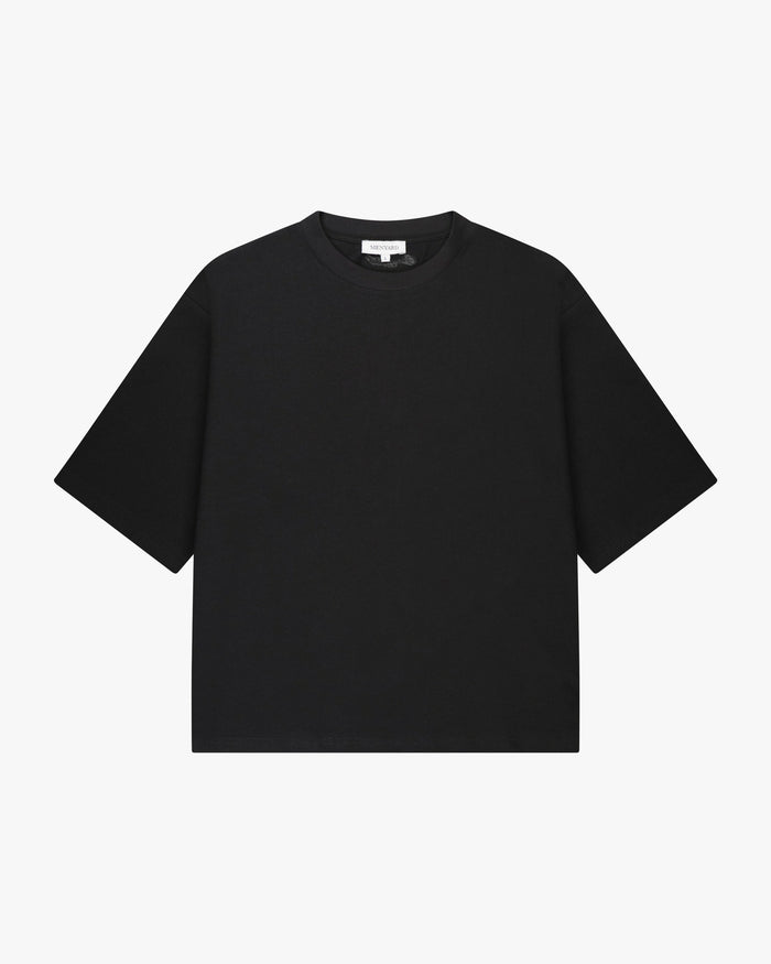 Blank Boxy T-Shirt | Black