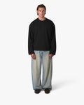 Blank Boxy Longsleeve | Black