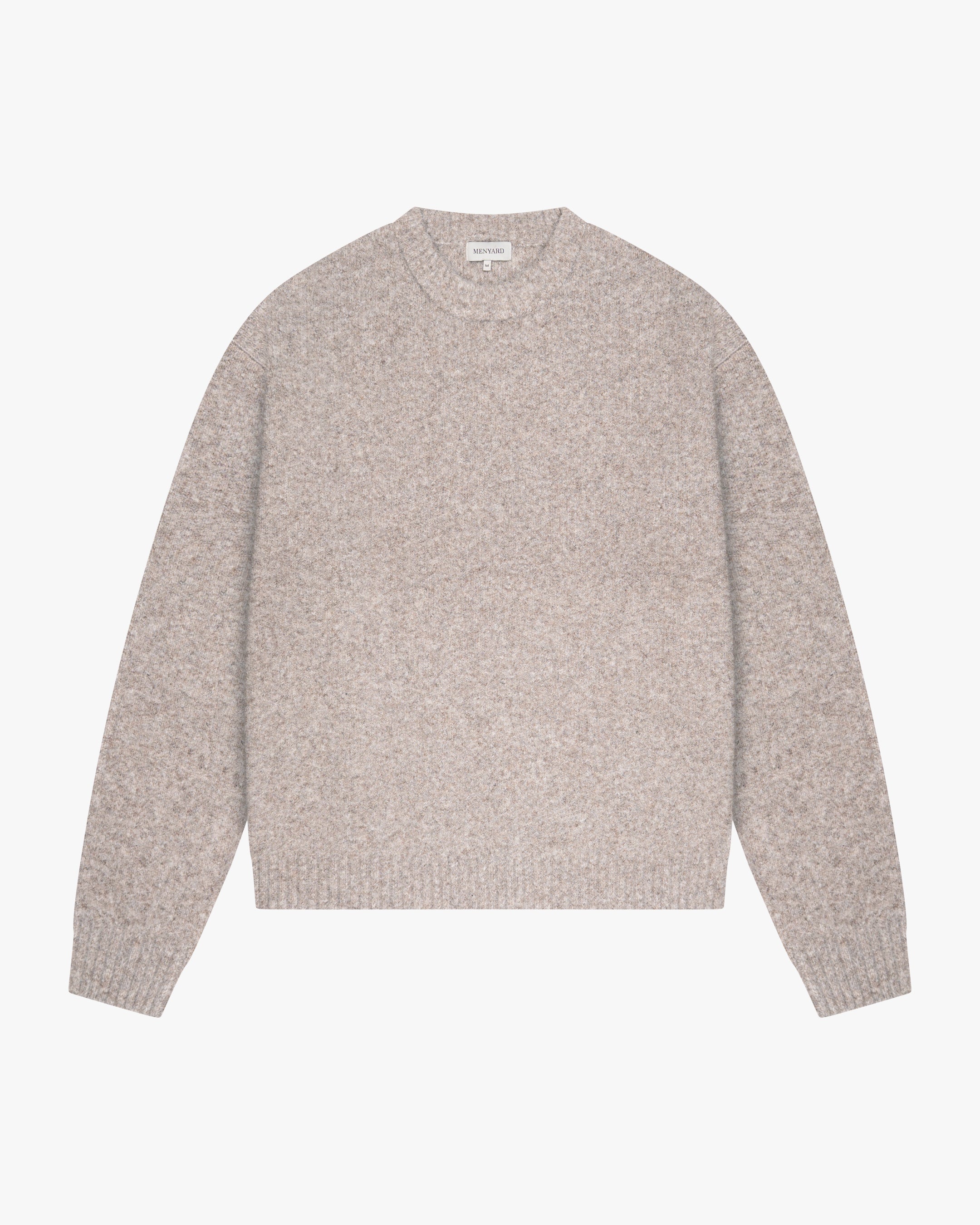 Pull brossé en laine mélangée Brixton 