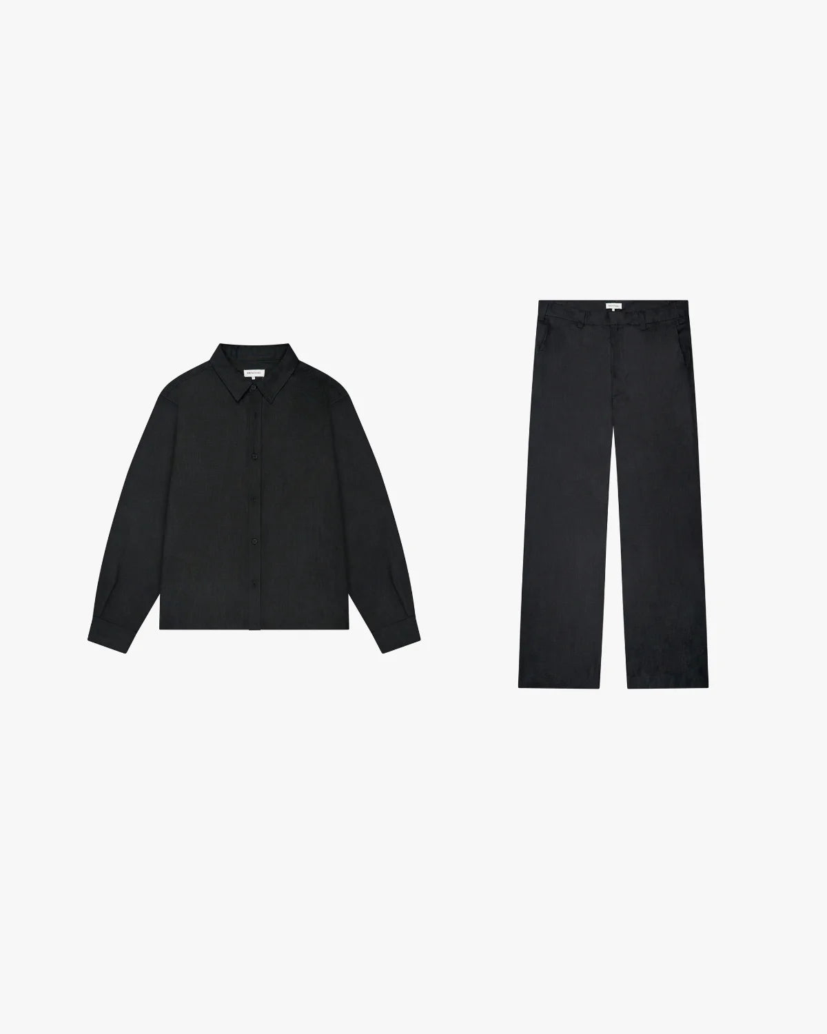 Cannes Linen Set | Black