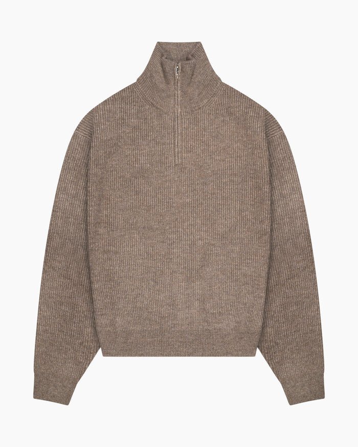 Pull en maille à demi-fermeture éclair Sontuso