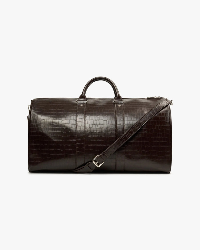 Le sac de voyage Liberty effet crocodile