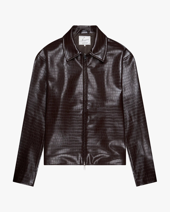 Liberty Crocodile Jacket | Brown