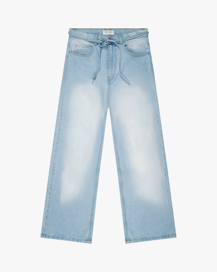 Pantalon ample en denim Menton