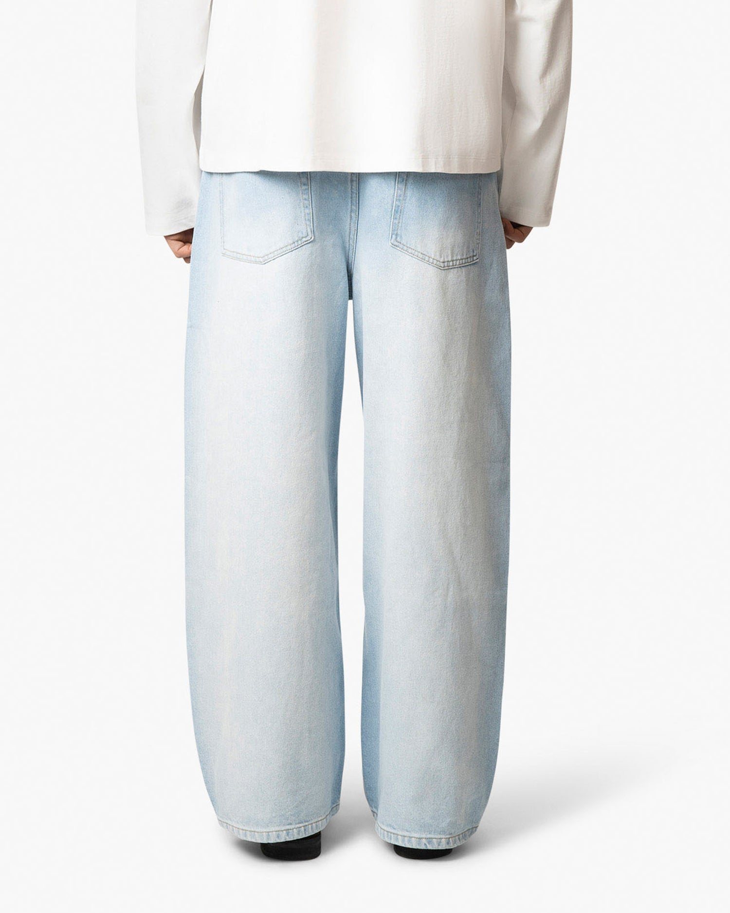 Pantalon ample en denim Menton