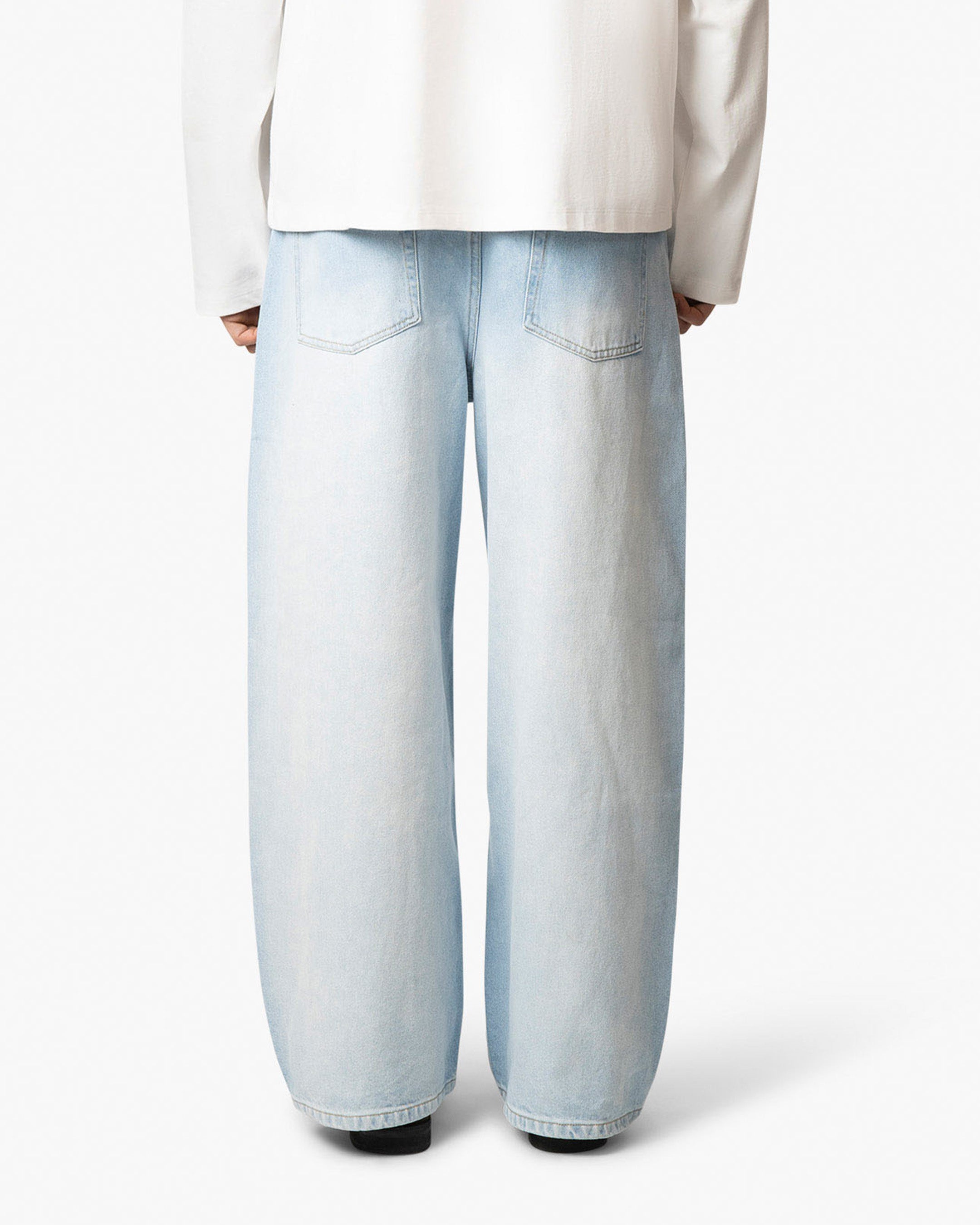 Pantalon ample en denim Menton