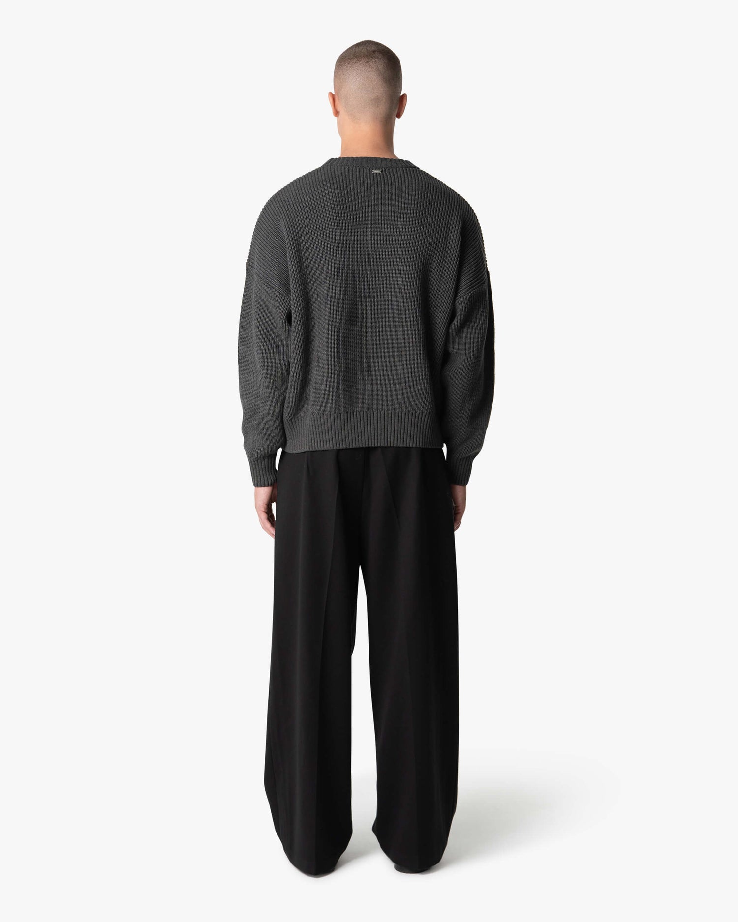 Pull ample carré en coton Emilian