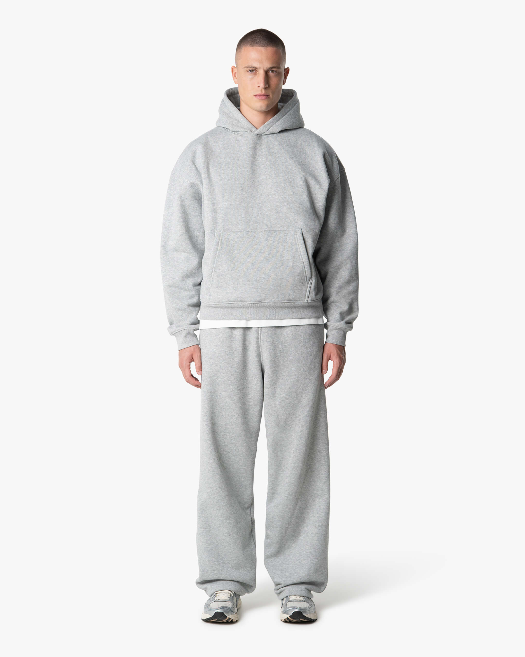 Sweat à capuche ample Blank