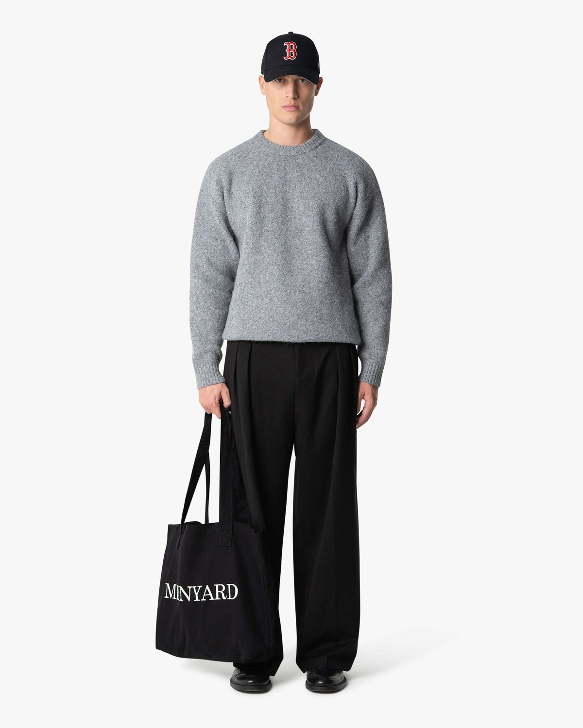 Pull brossé en laine mélangée Brixton