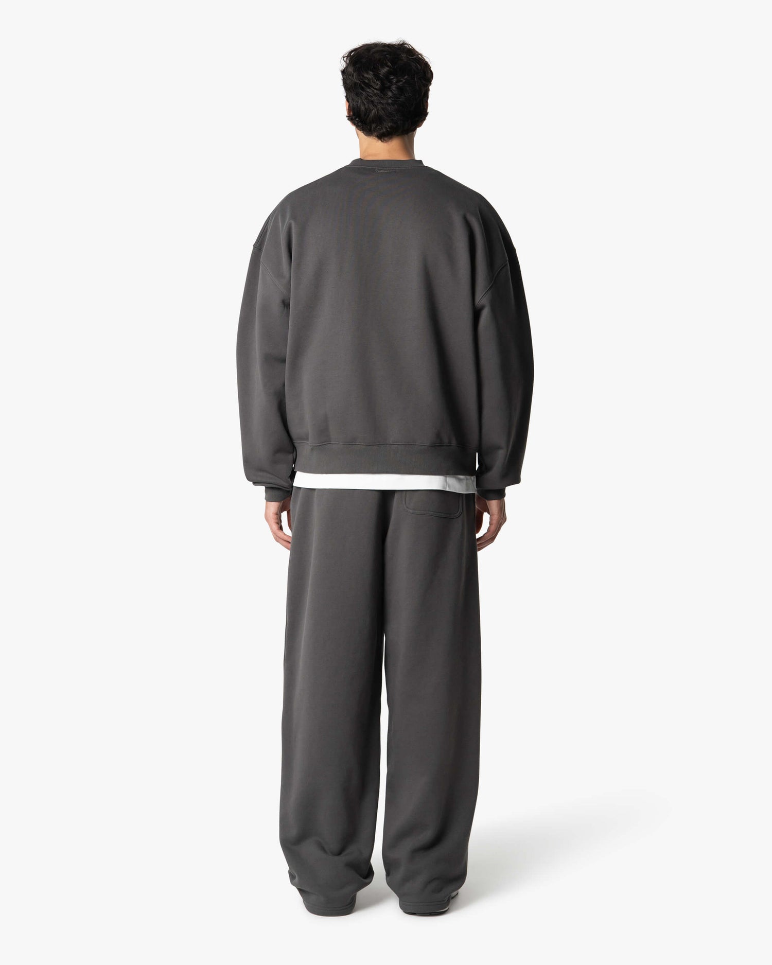 Oversized Blank Sweater | Grey
