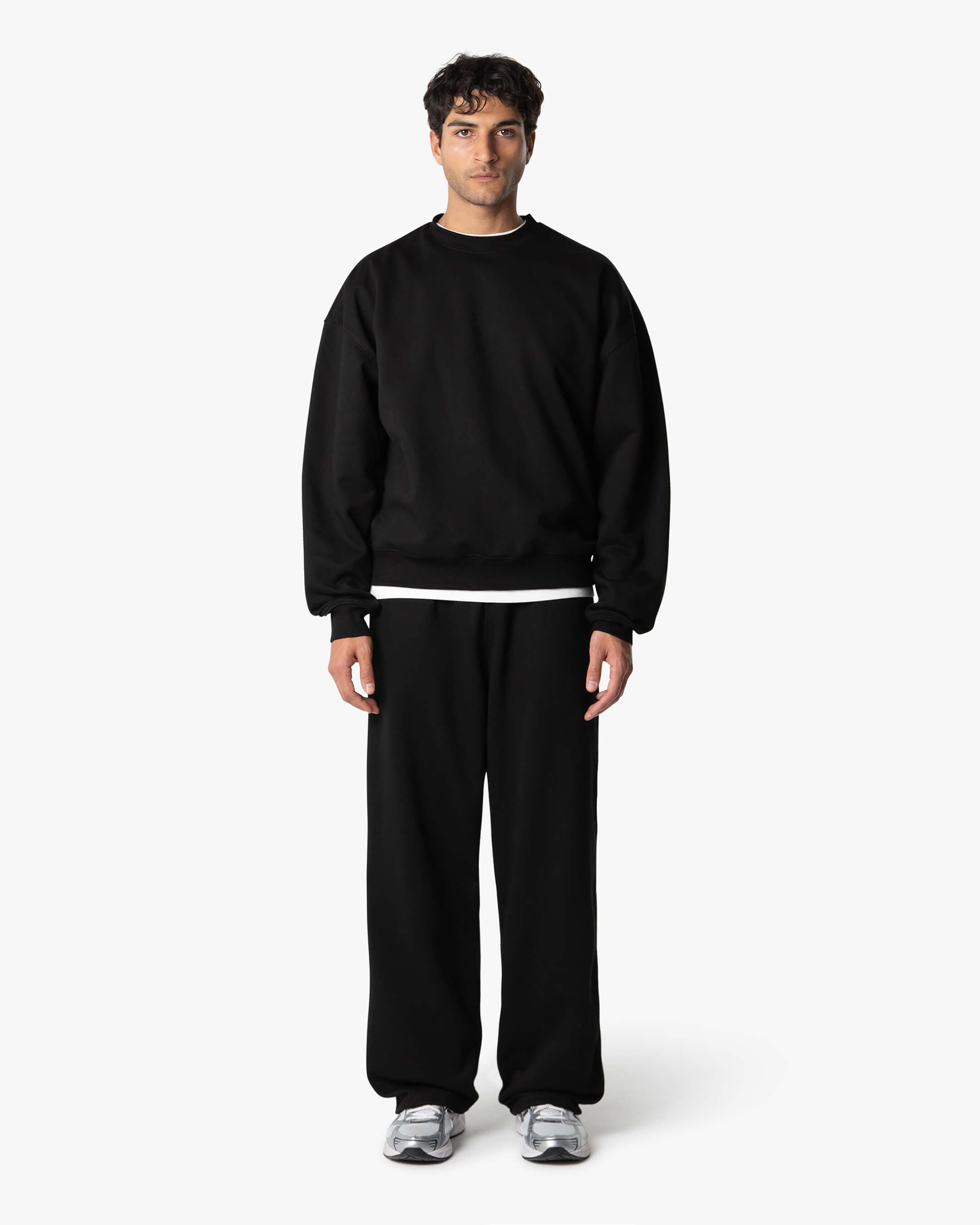 Oversized Blank Sweater | Black