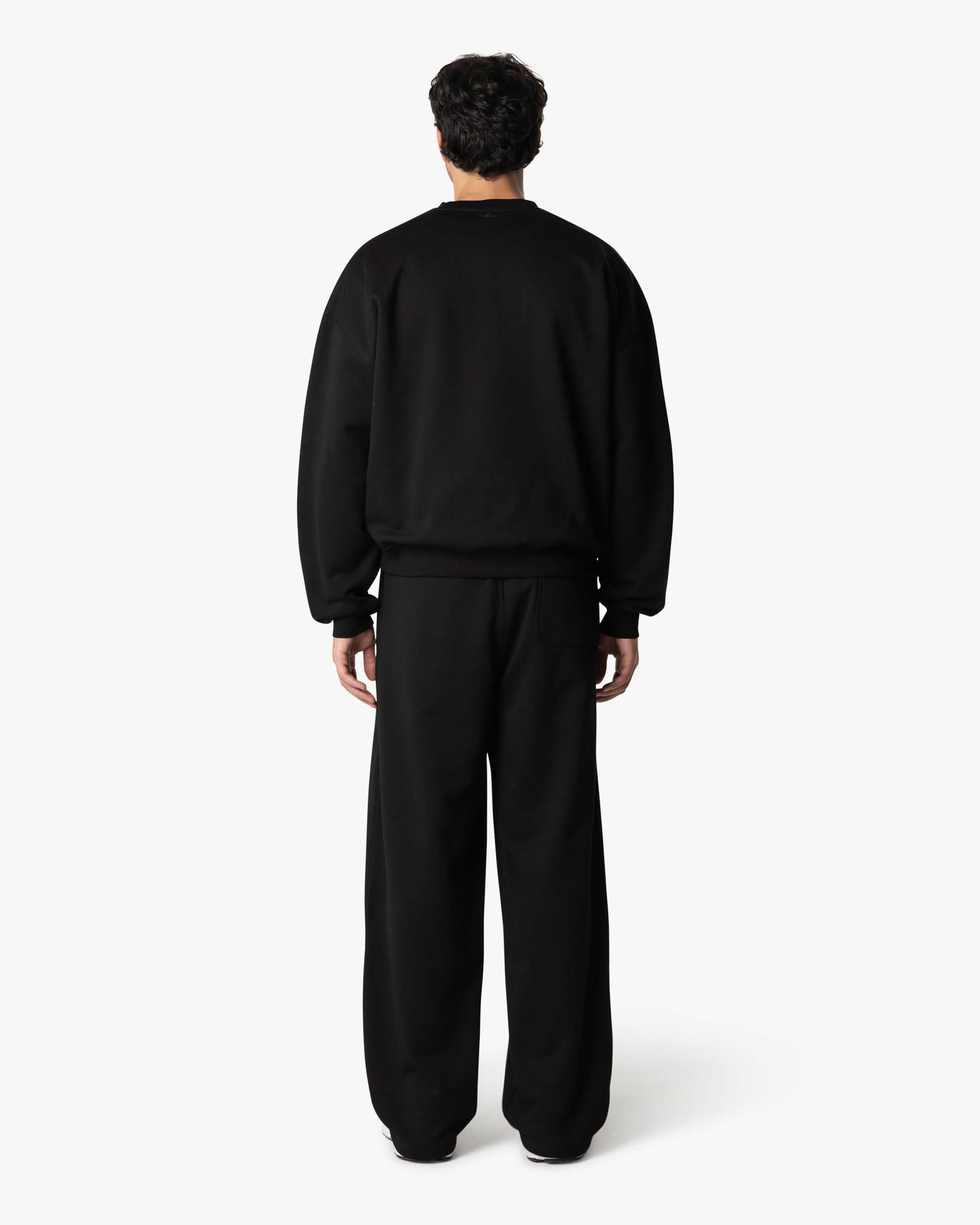 Oversized Blank Sweater | Black
