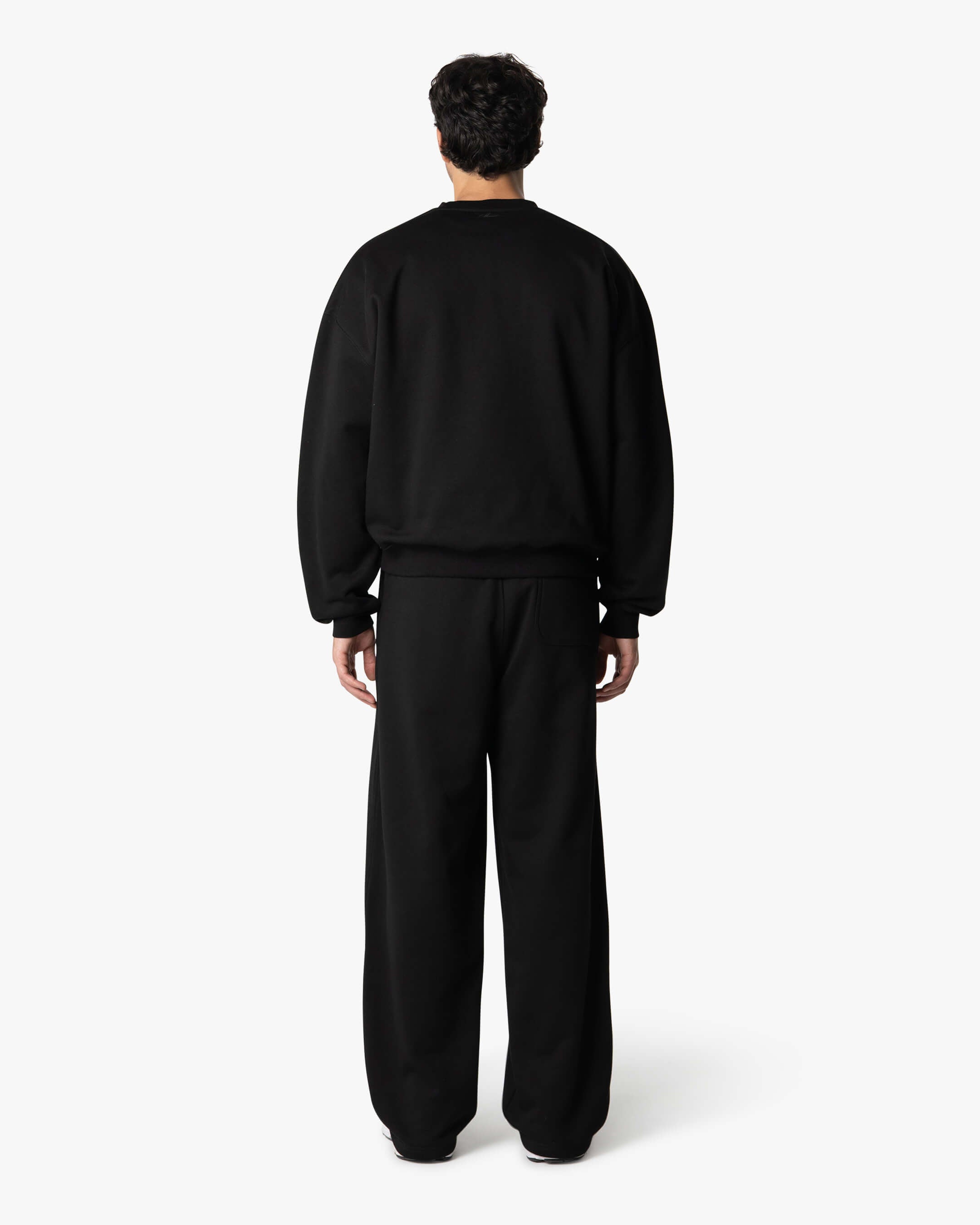 Oversized Blank Sweater | Black