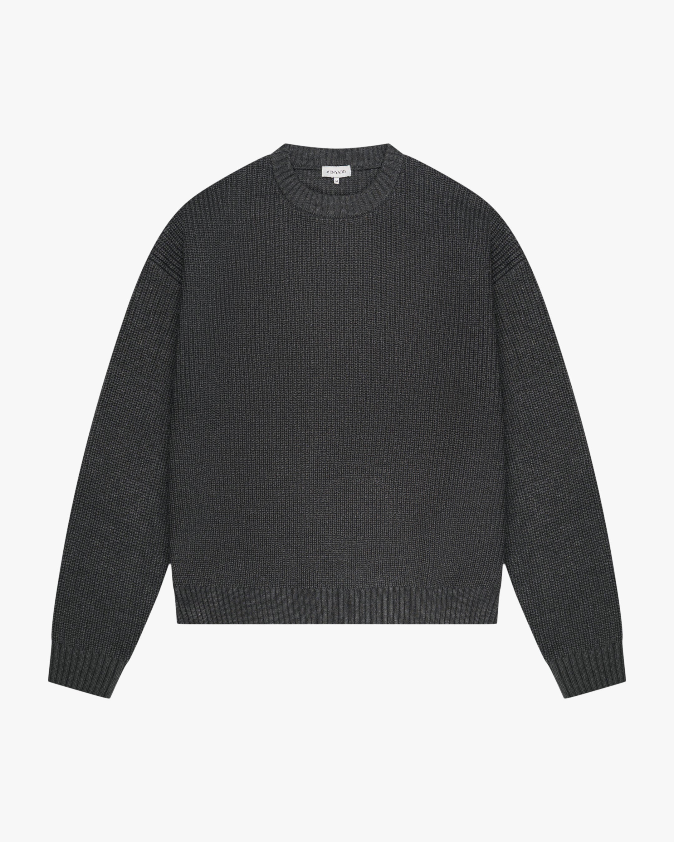 Pull en coton tricoté Naval