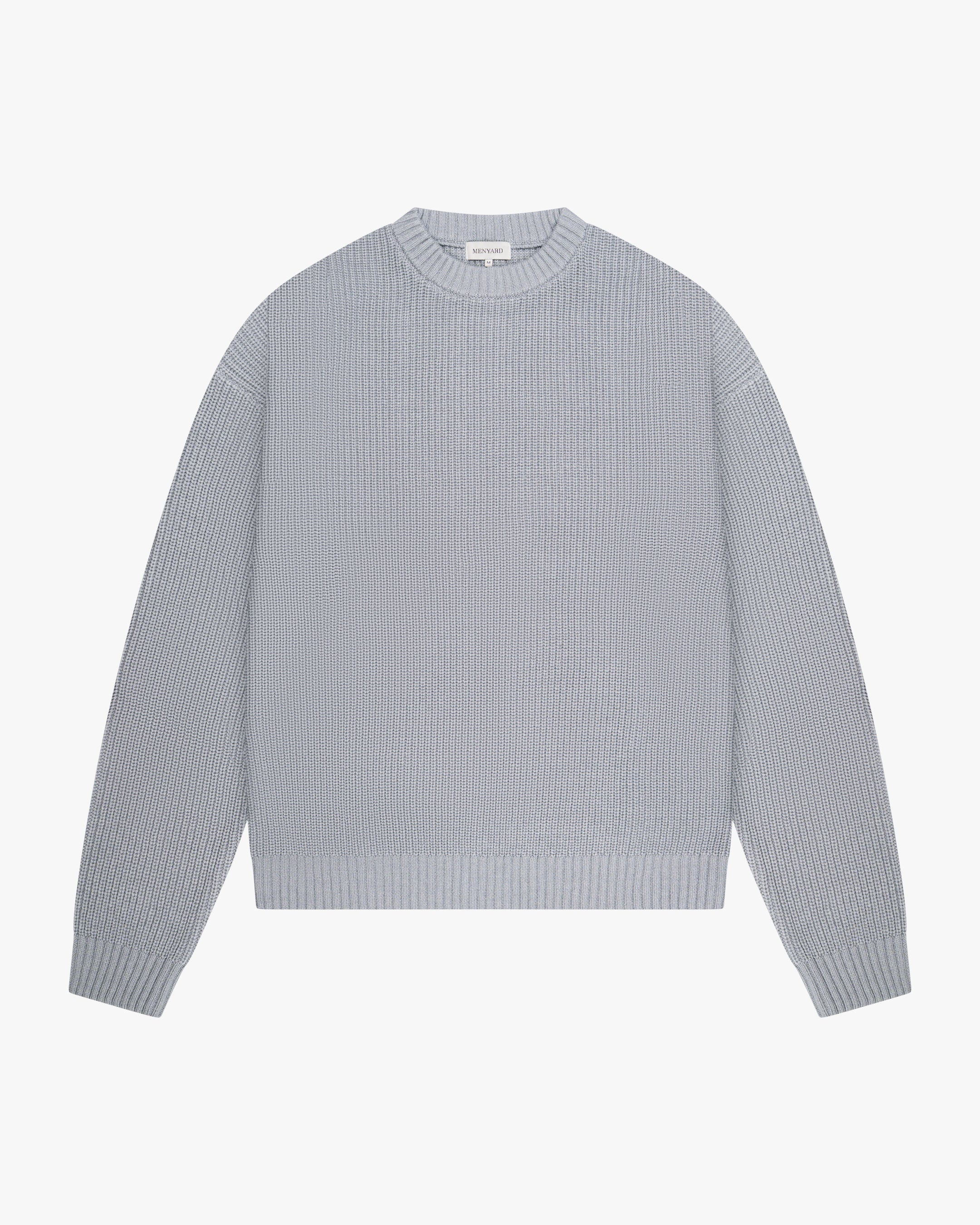 Pull en coton tricoté Naval