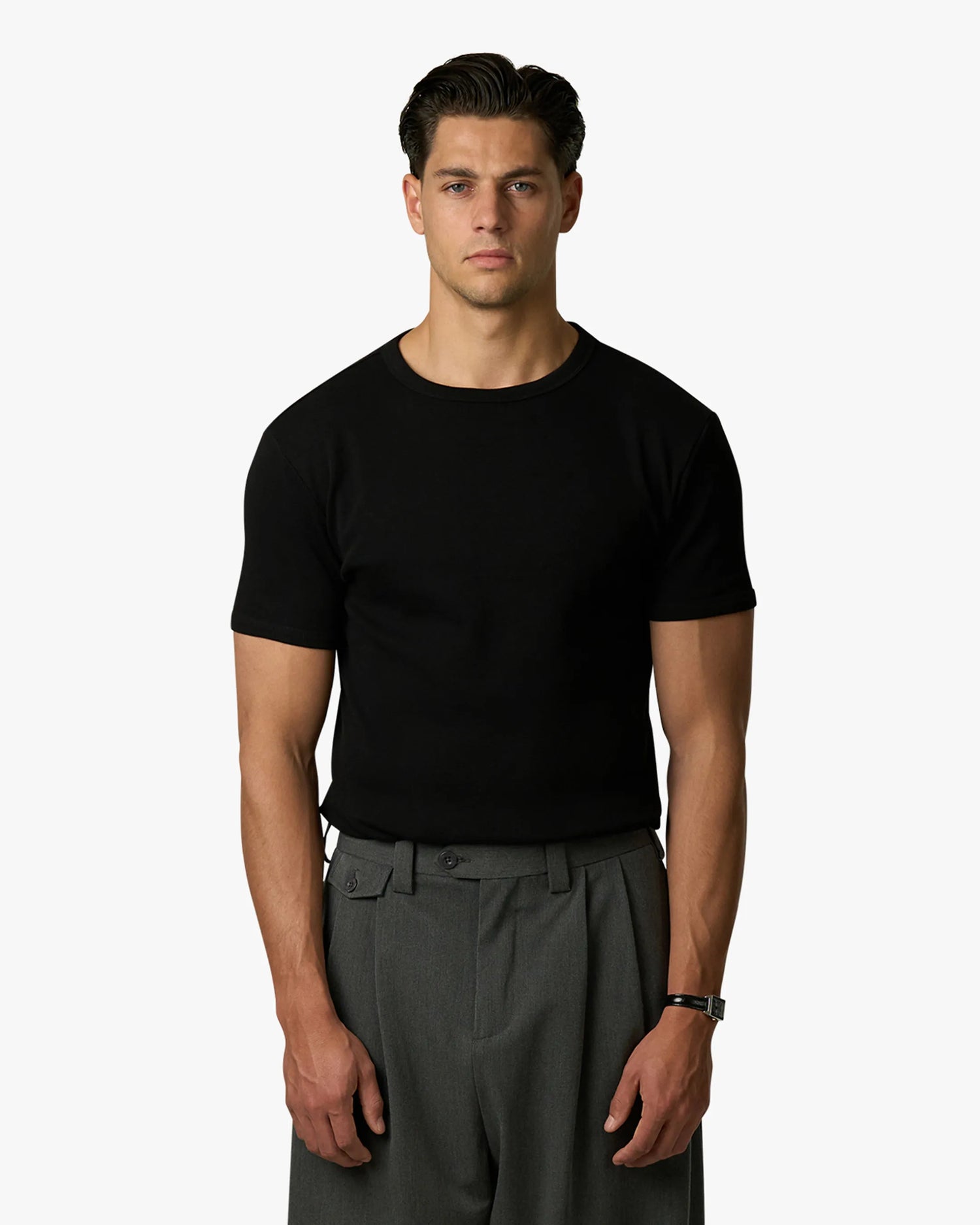 T-shirt côtelé
