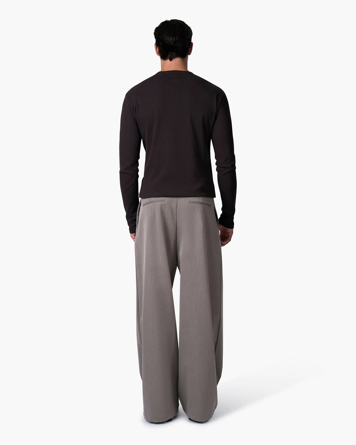 Ribbed Longsleeve | Brown