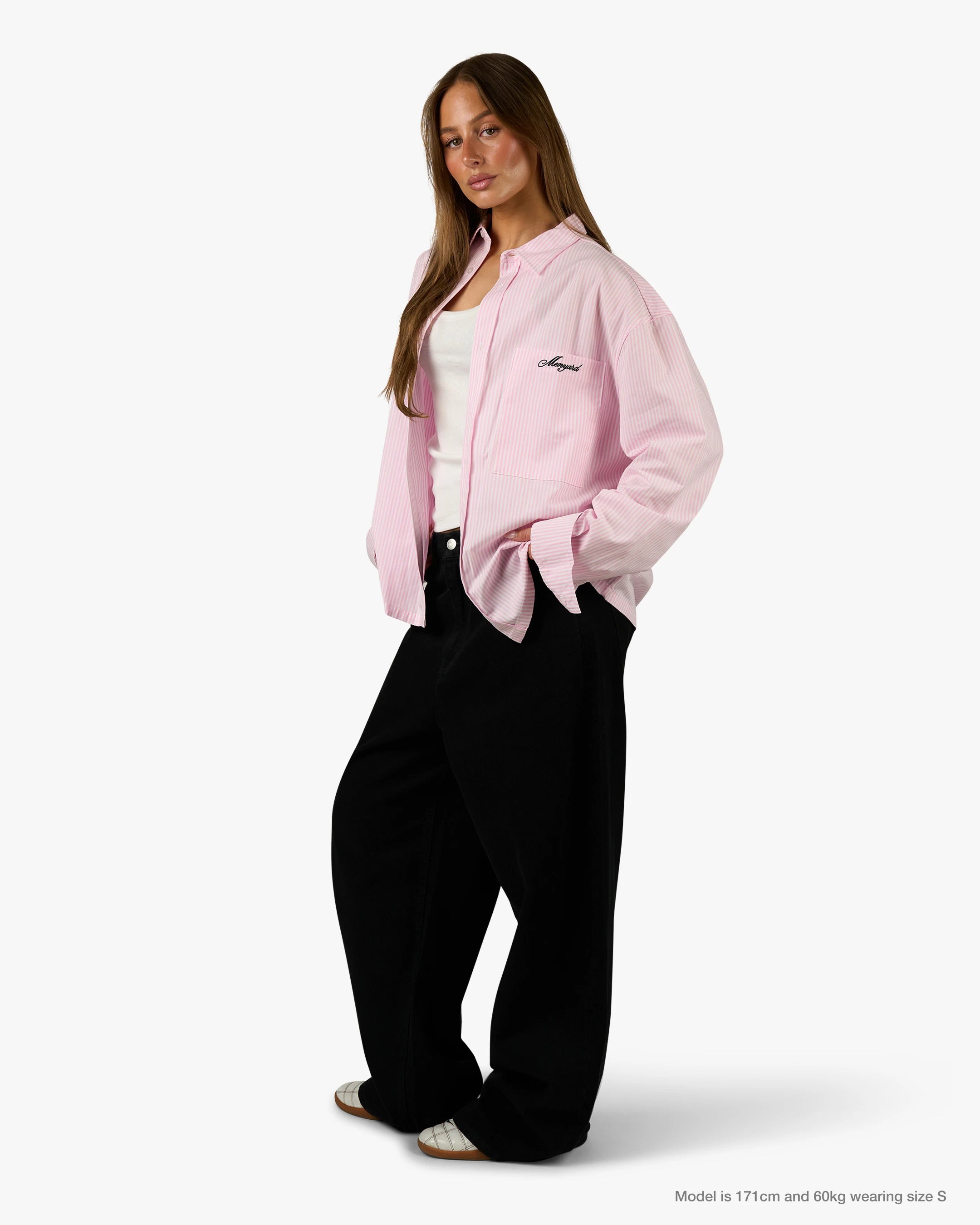 Benito Shirt | Pink/White