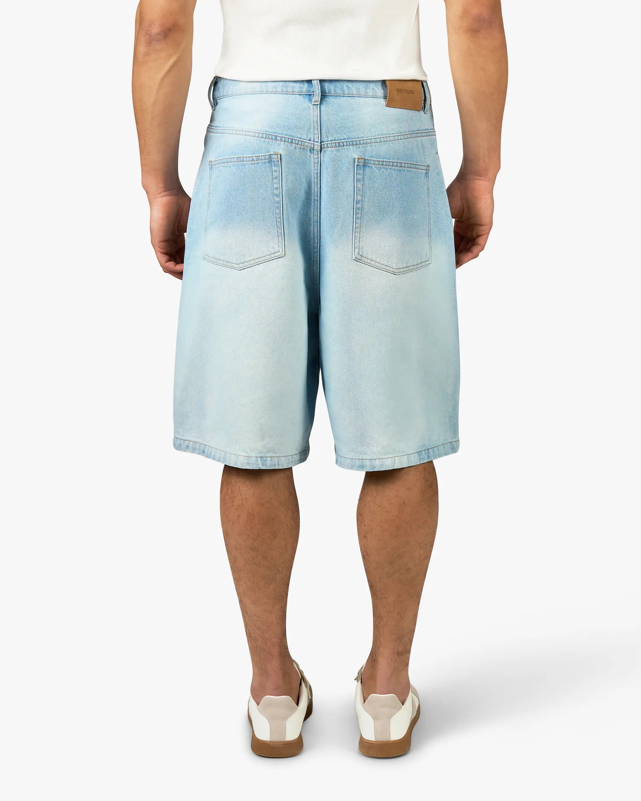 Menton Denim Jort | Sunfade Blue