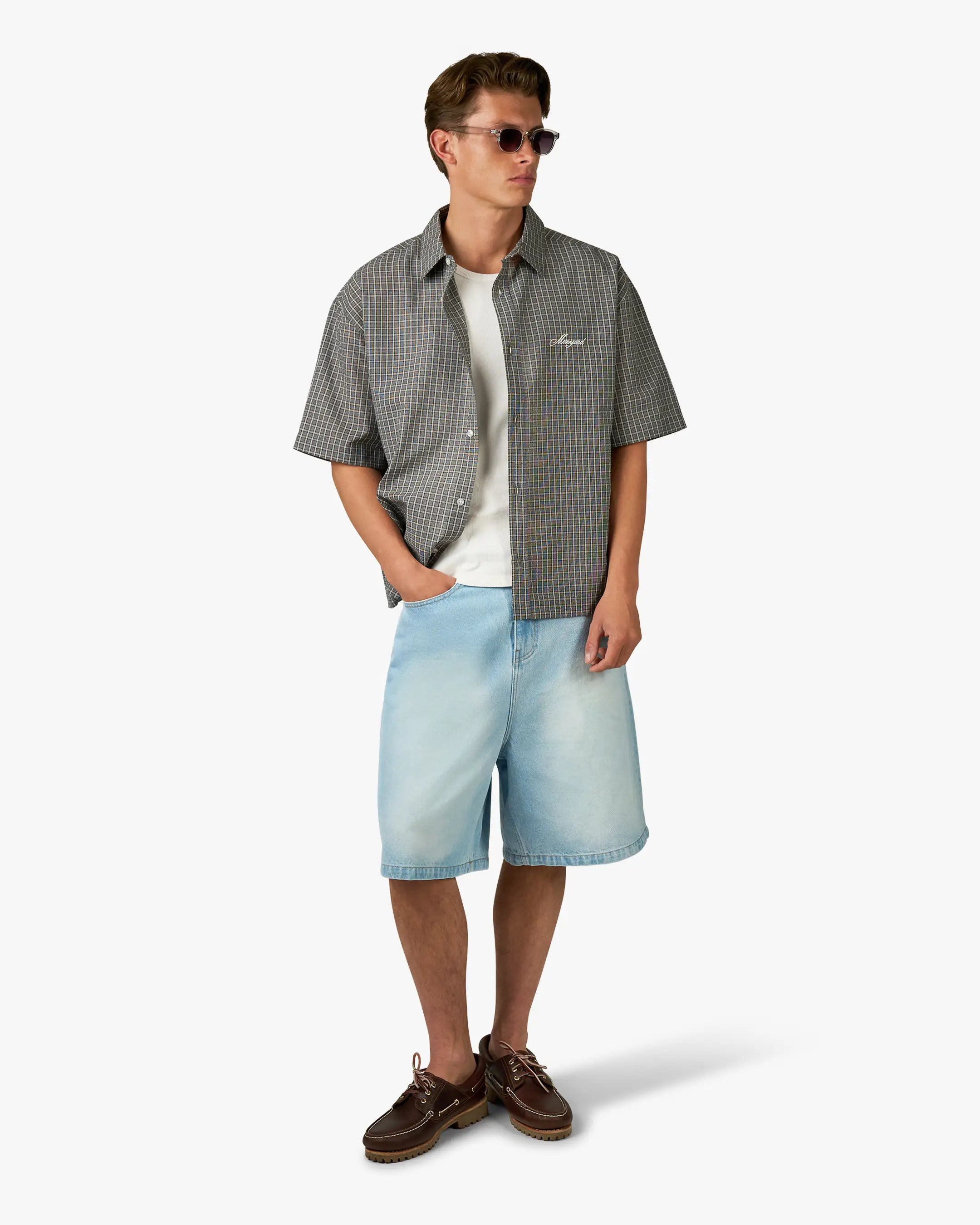 Menton Denim Jort | Sunfade Blue
